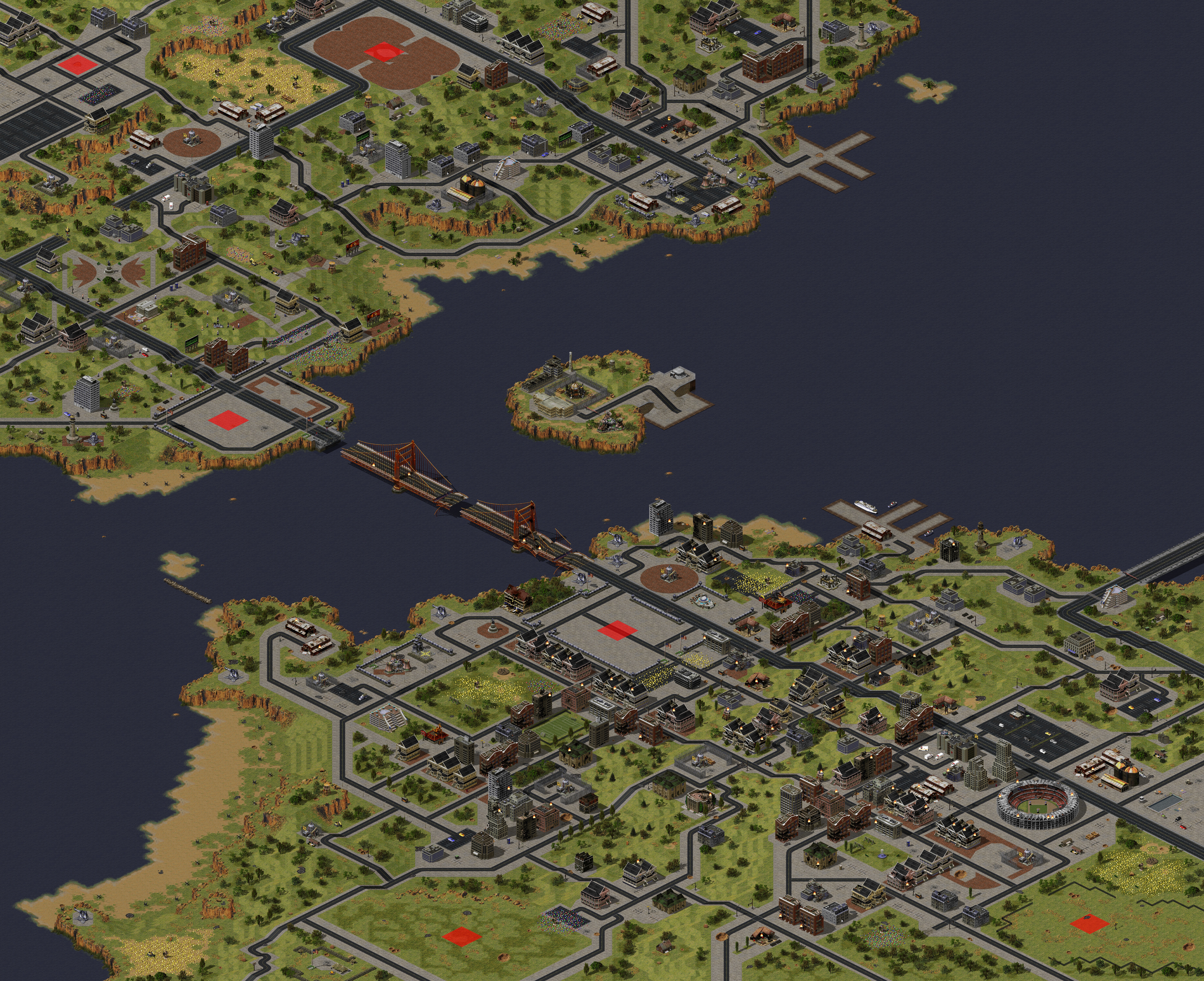 Rendered map: San Francisco 6-Player