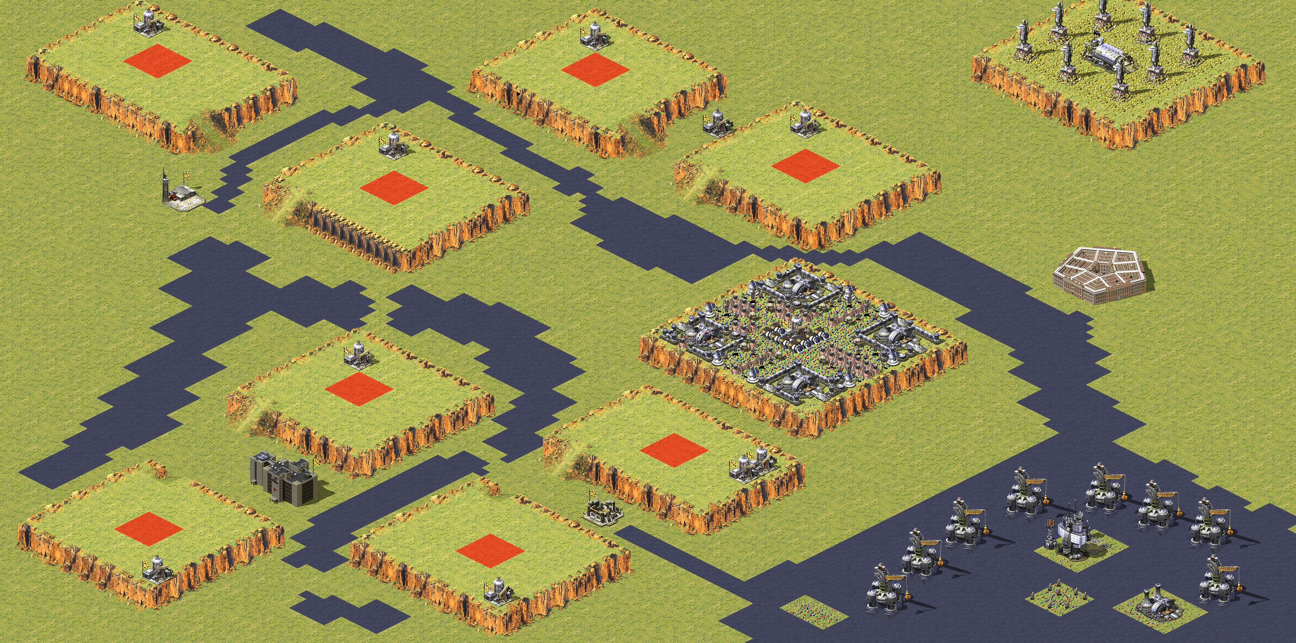 Rendered map: Daily Multi-Line War