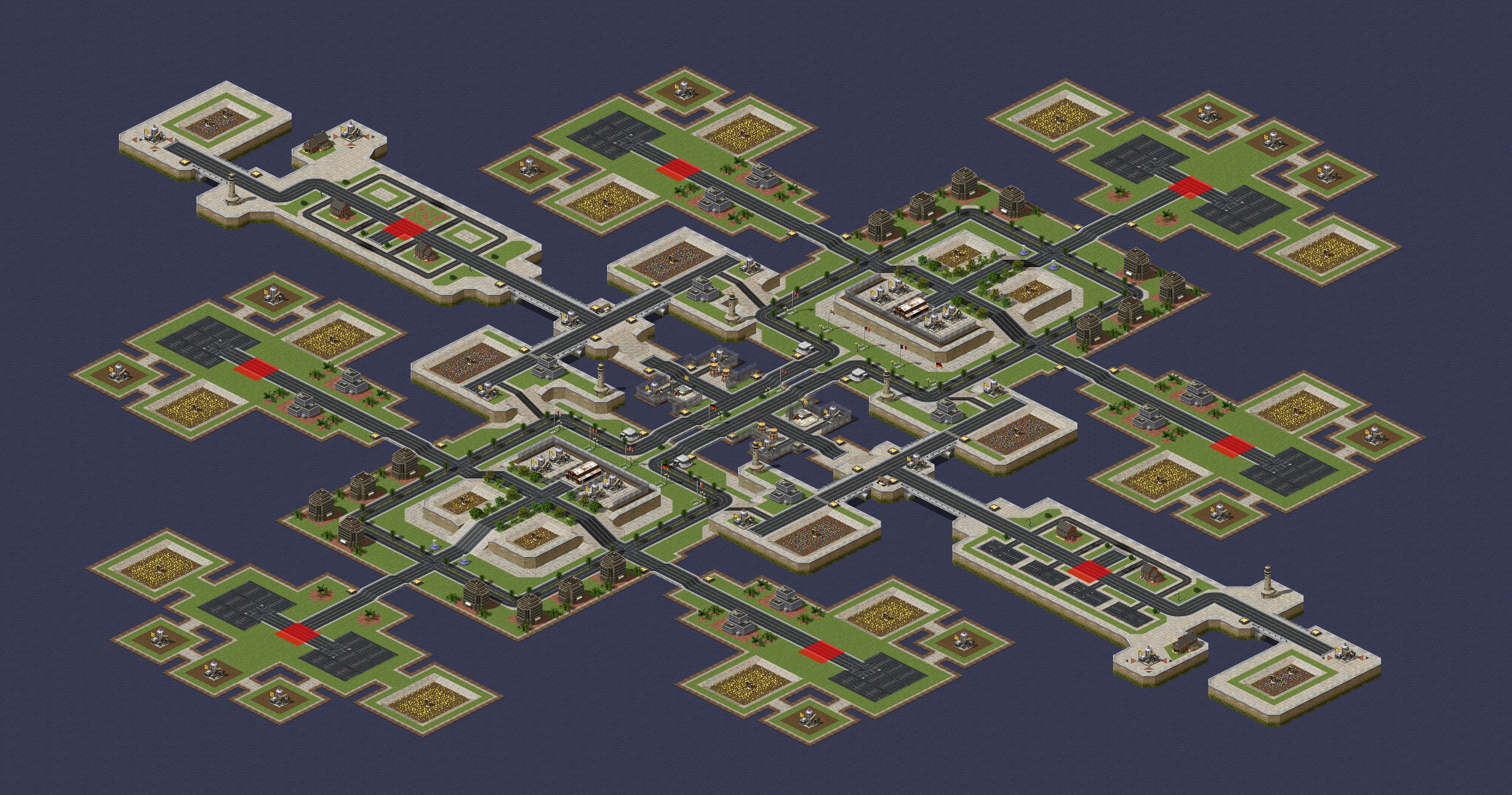Rendered map: 8 Player Broken Bridge Pig Bay
