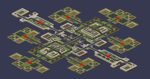 Rendered preview of 8 Player Broken Bridge Pig Bay