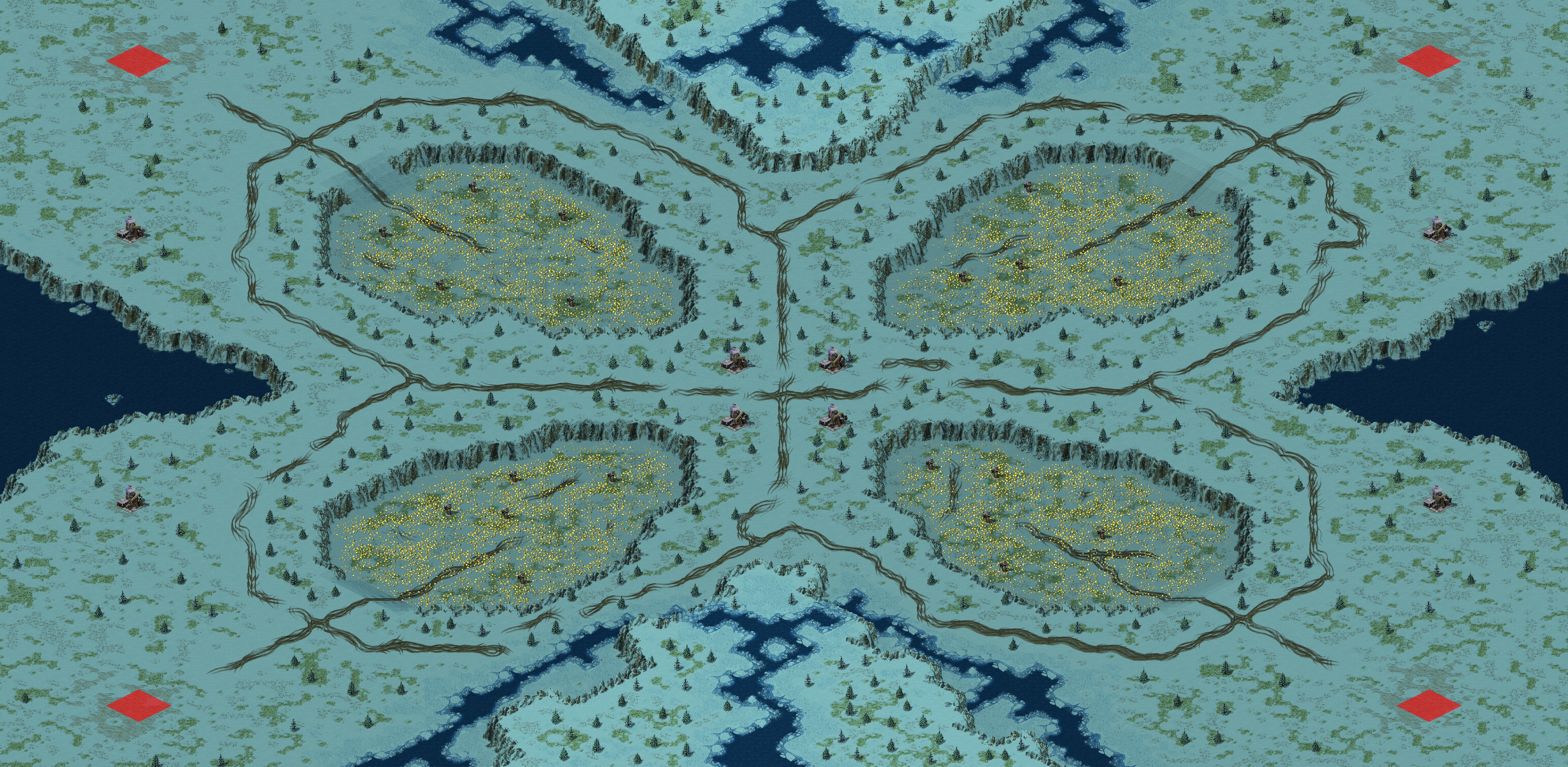 Rendered map: Frozen Throne