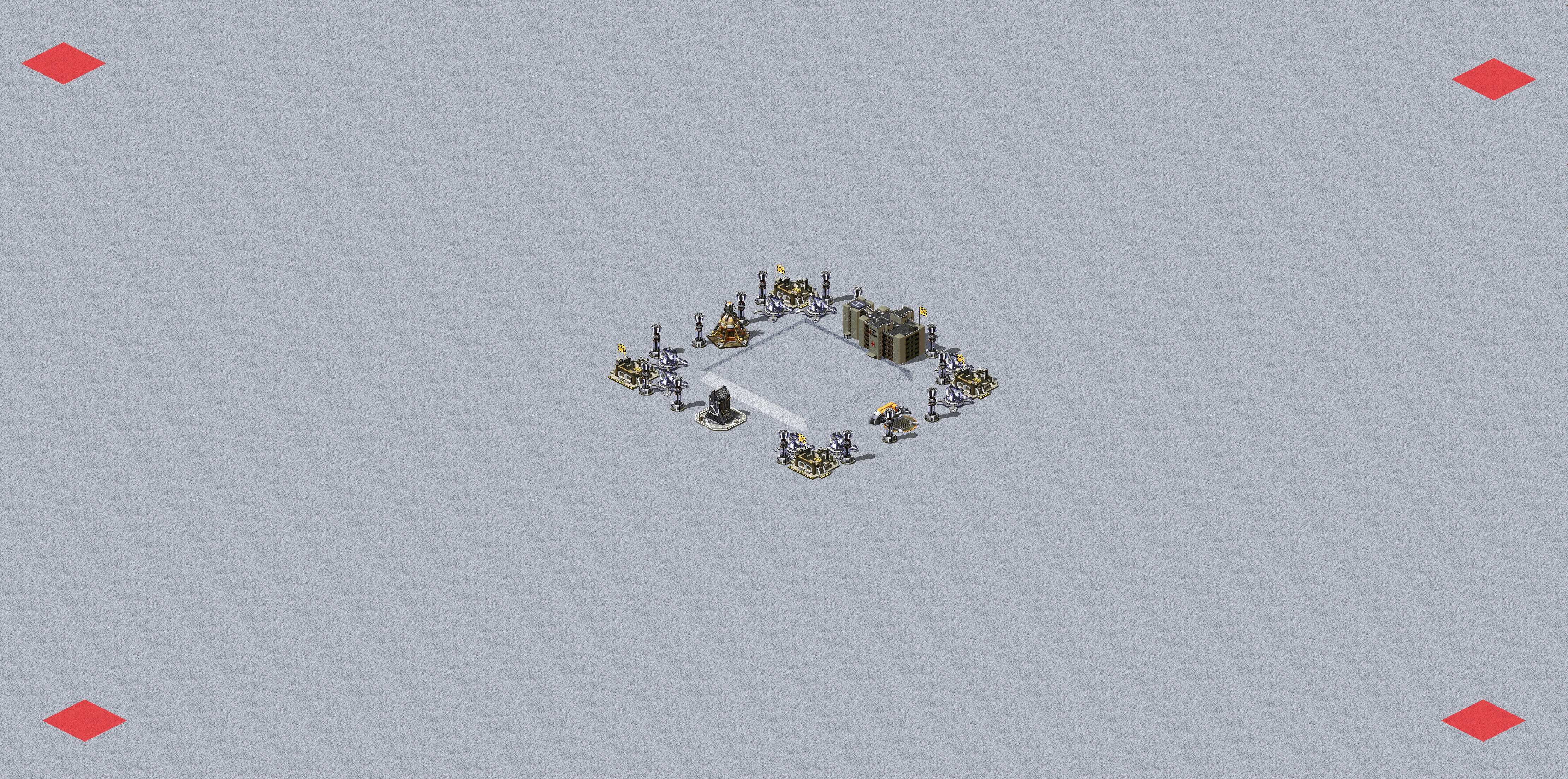 Rendered map: Moon Base