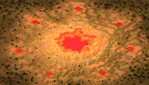 Rendered preview of 2024红警混战王海选-每人一块火山岩