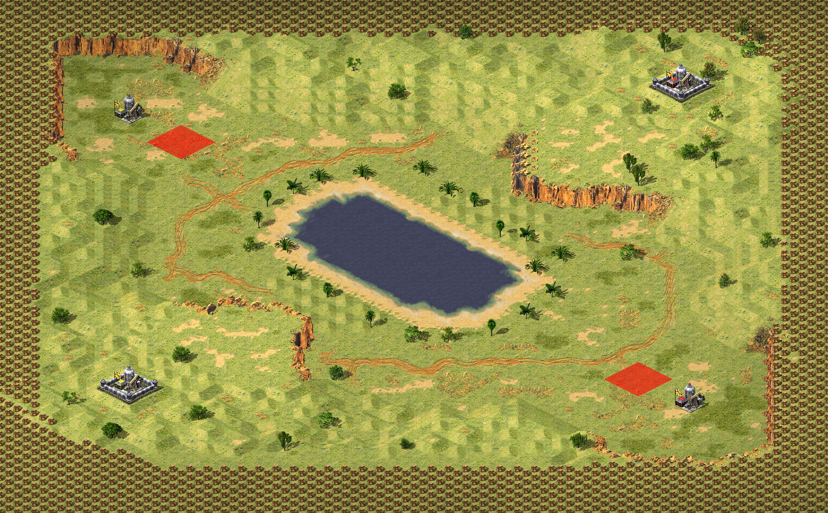 Rendered map: Big Little Lake