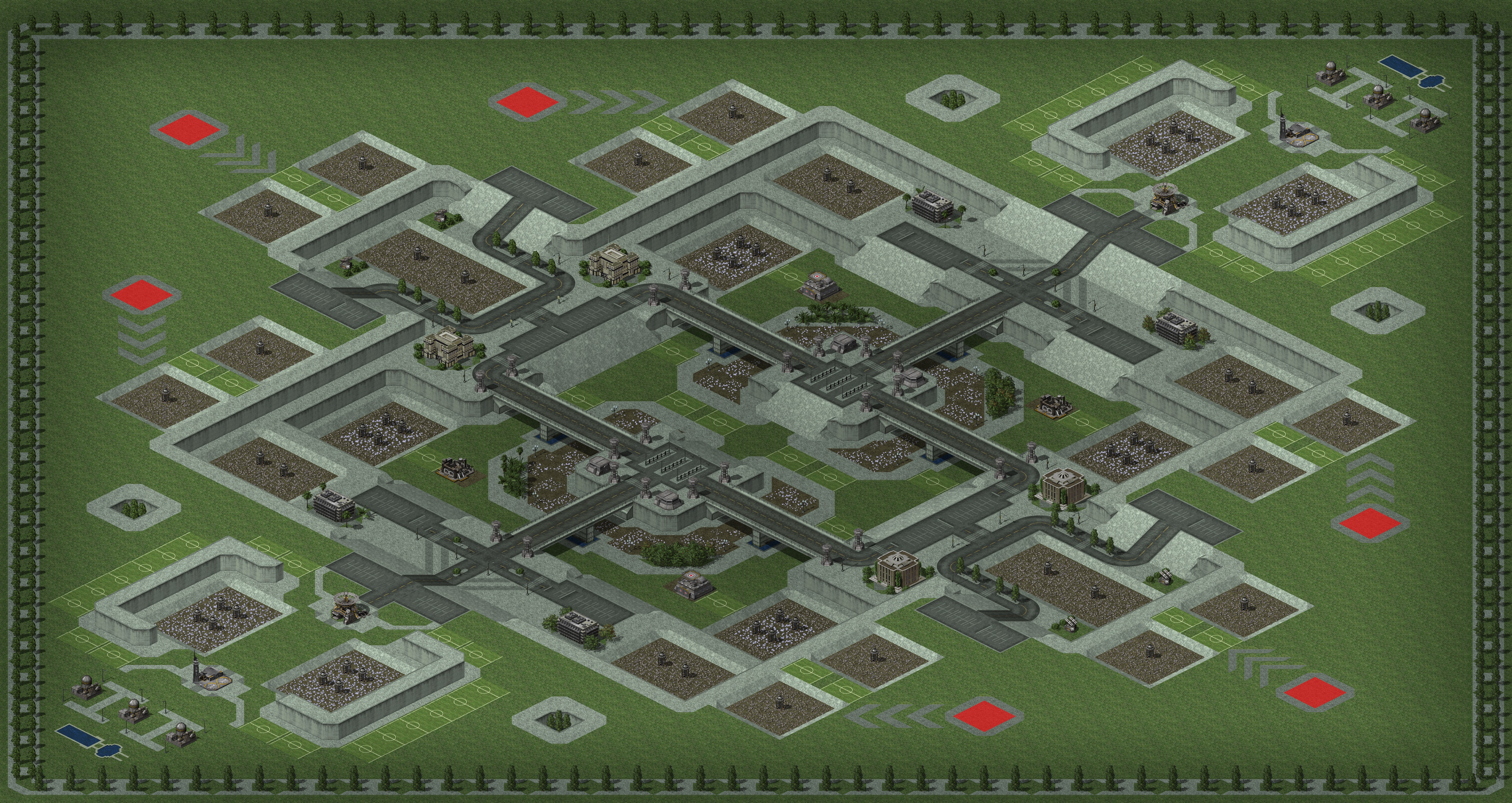 Rendered map: Unreal Arena