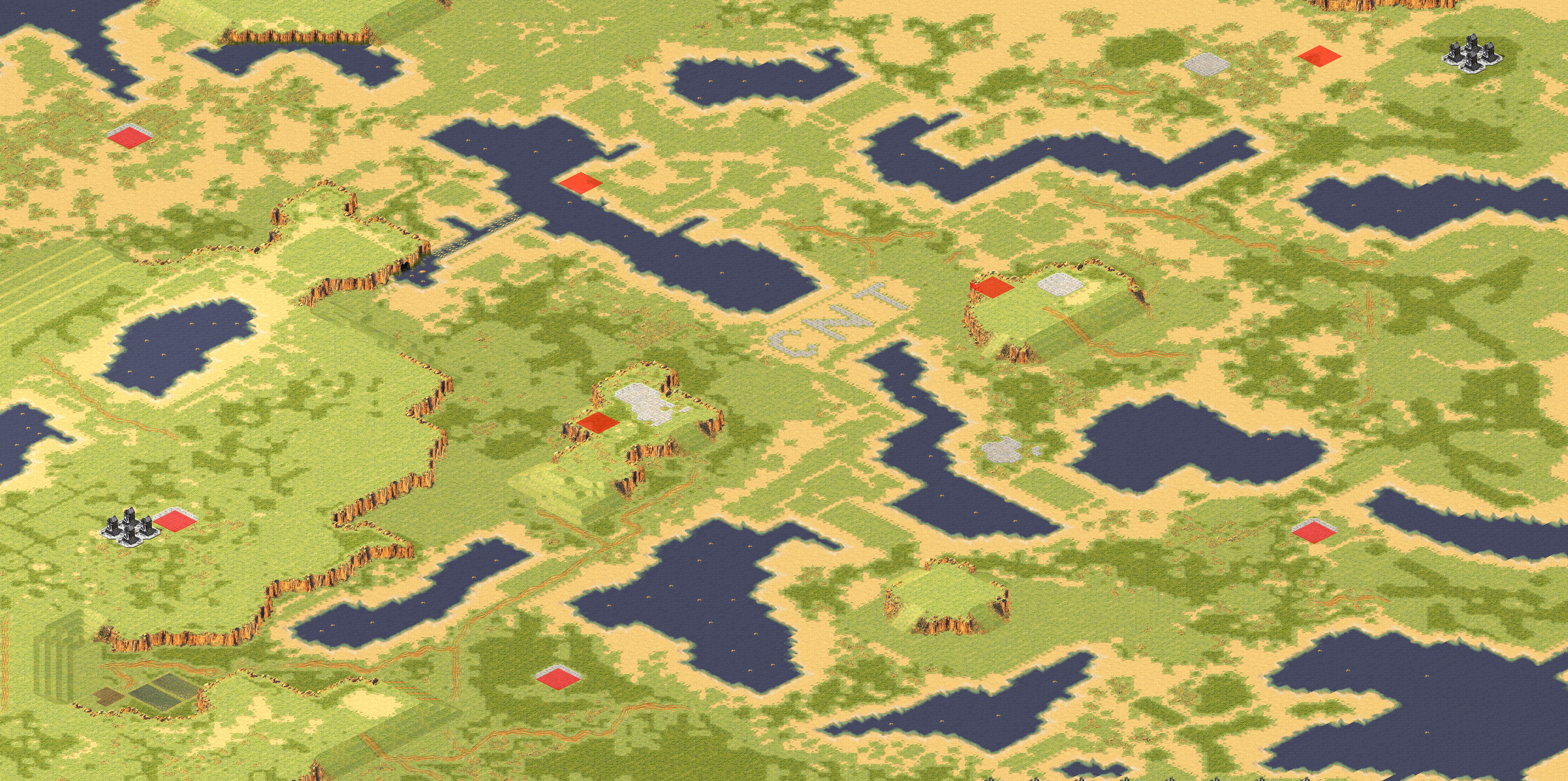 Rendered map: CNT Apocalypse Battle 4v4 - Cannon