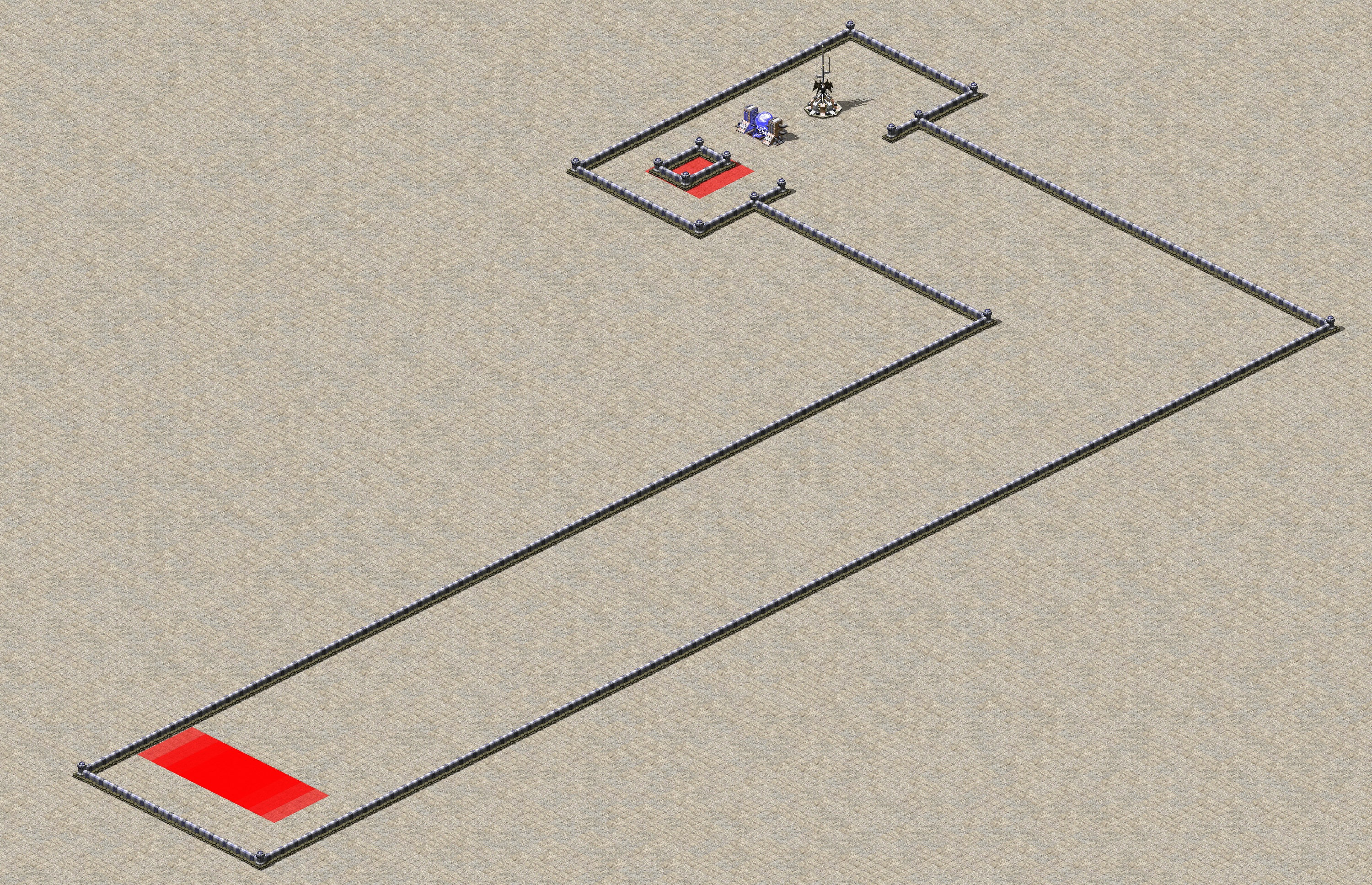 Rendered map: Trap and Evade