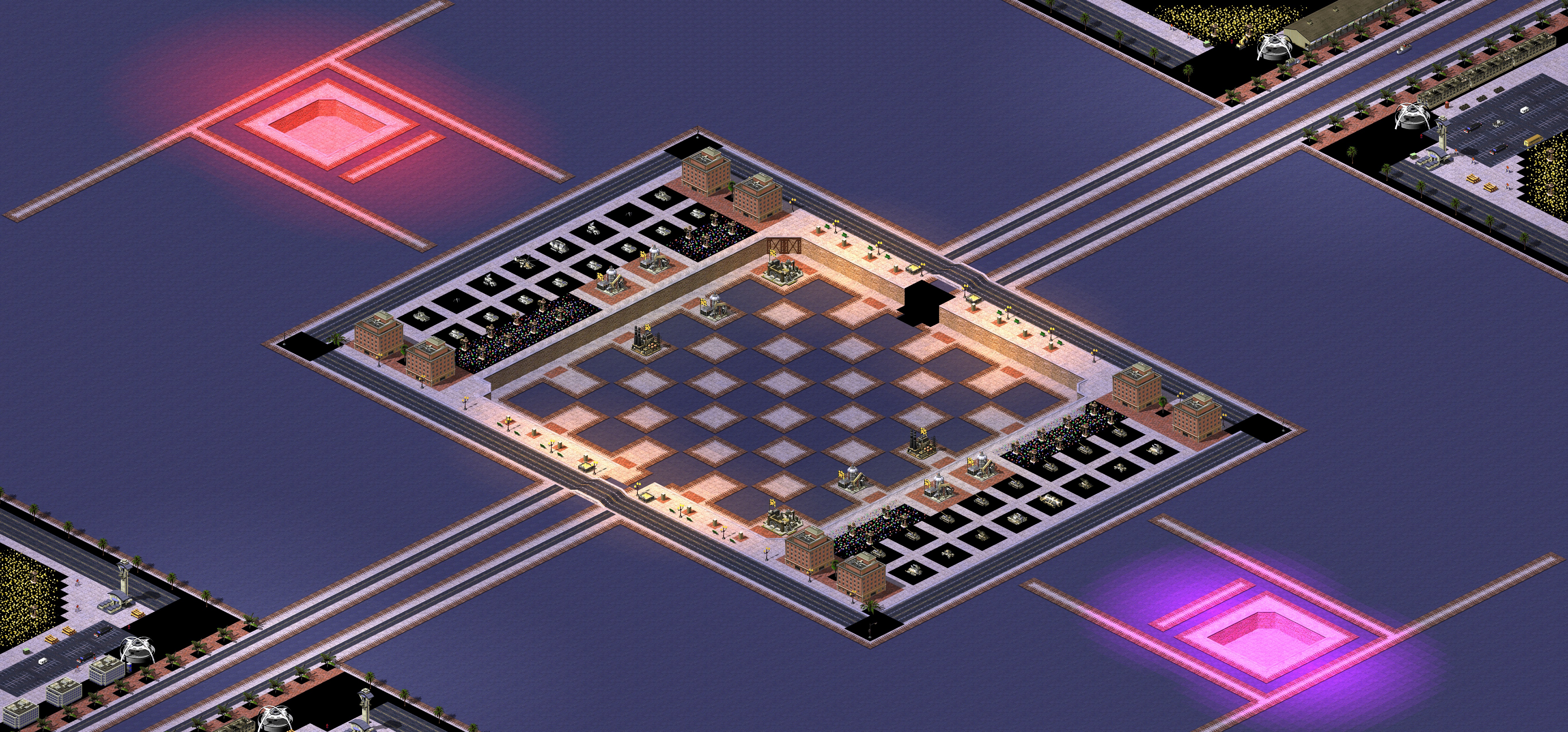Rendered map: Tenochtitlan