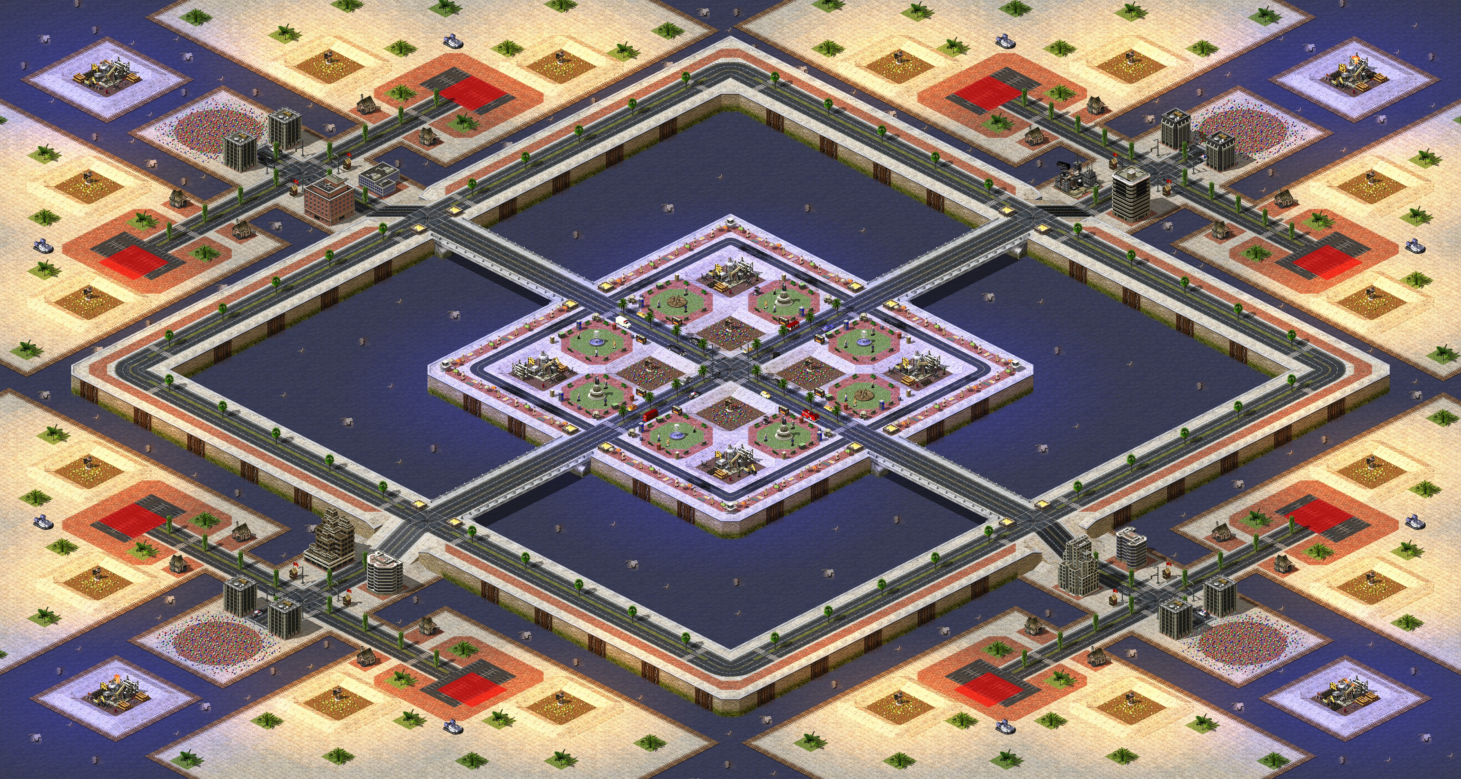 Rendered map: Prosperous Island