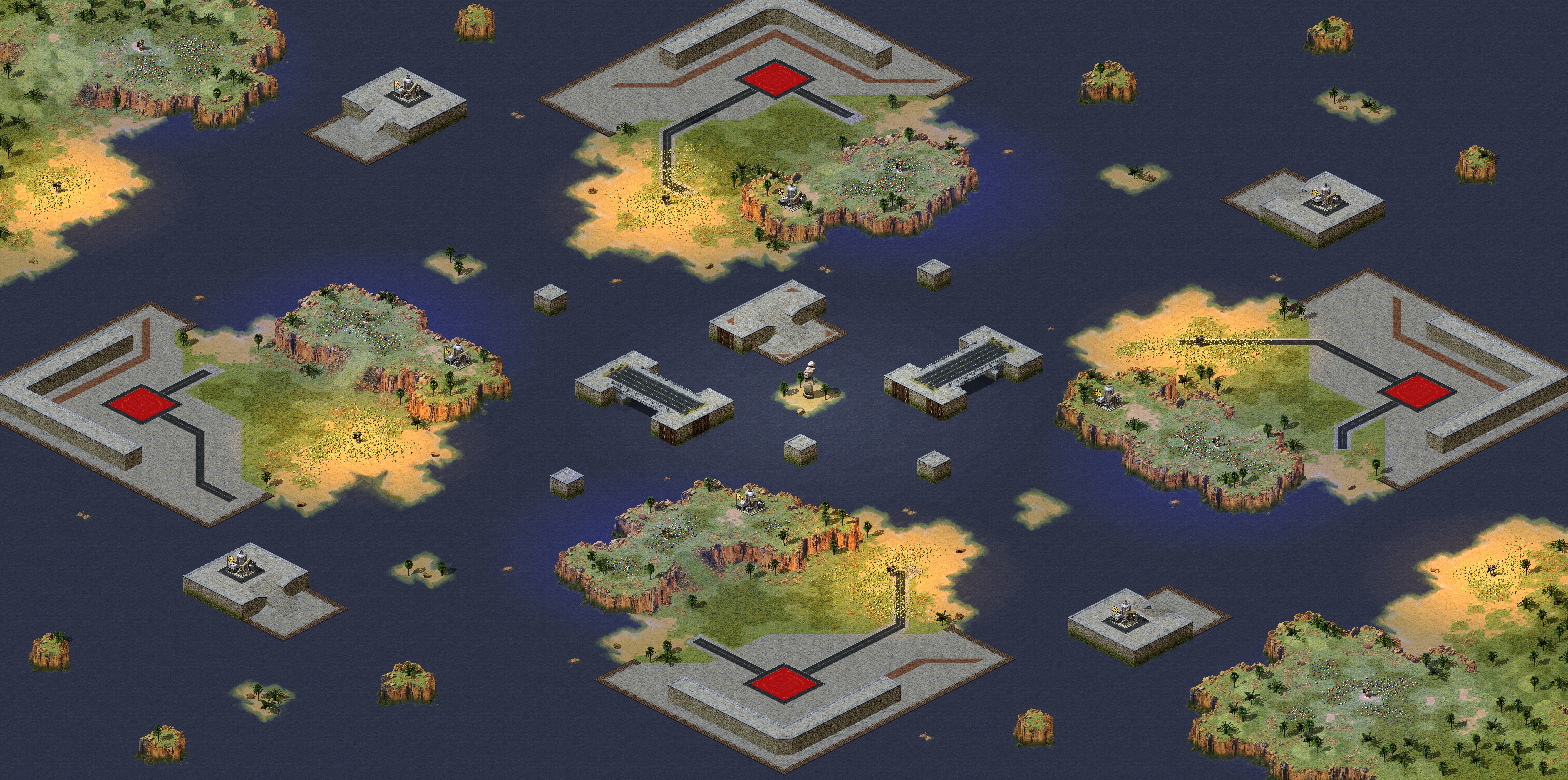 Rendered map: Wasteland Sea