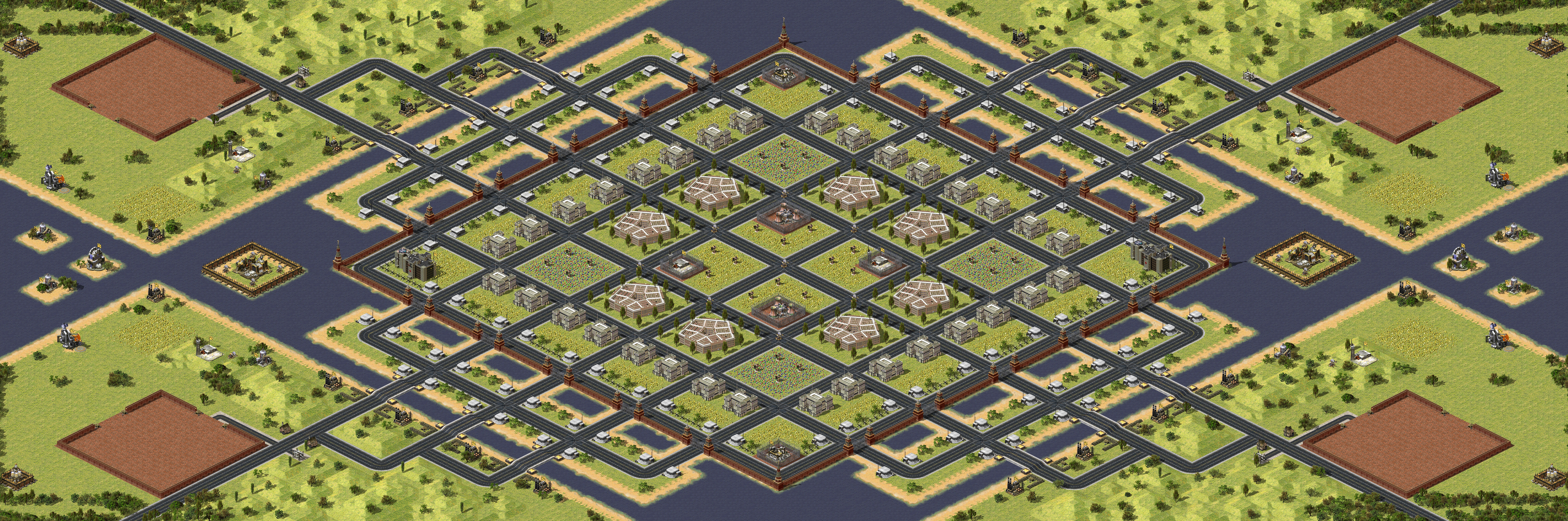 Rendered map: Yurigrad (multiplayer version)