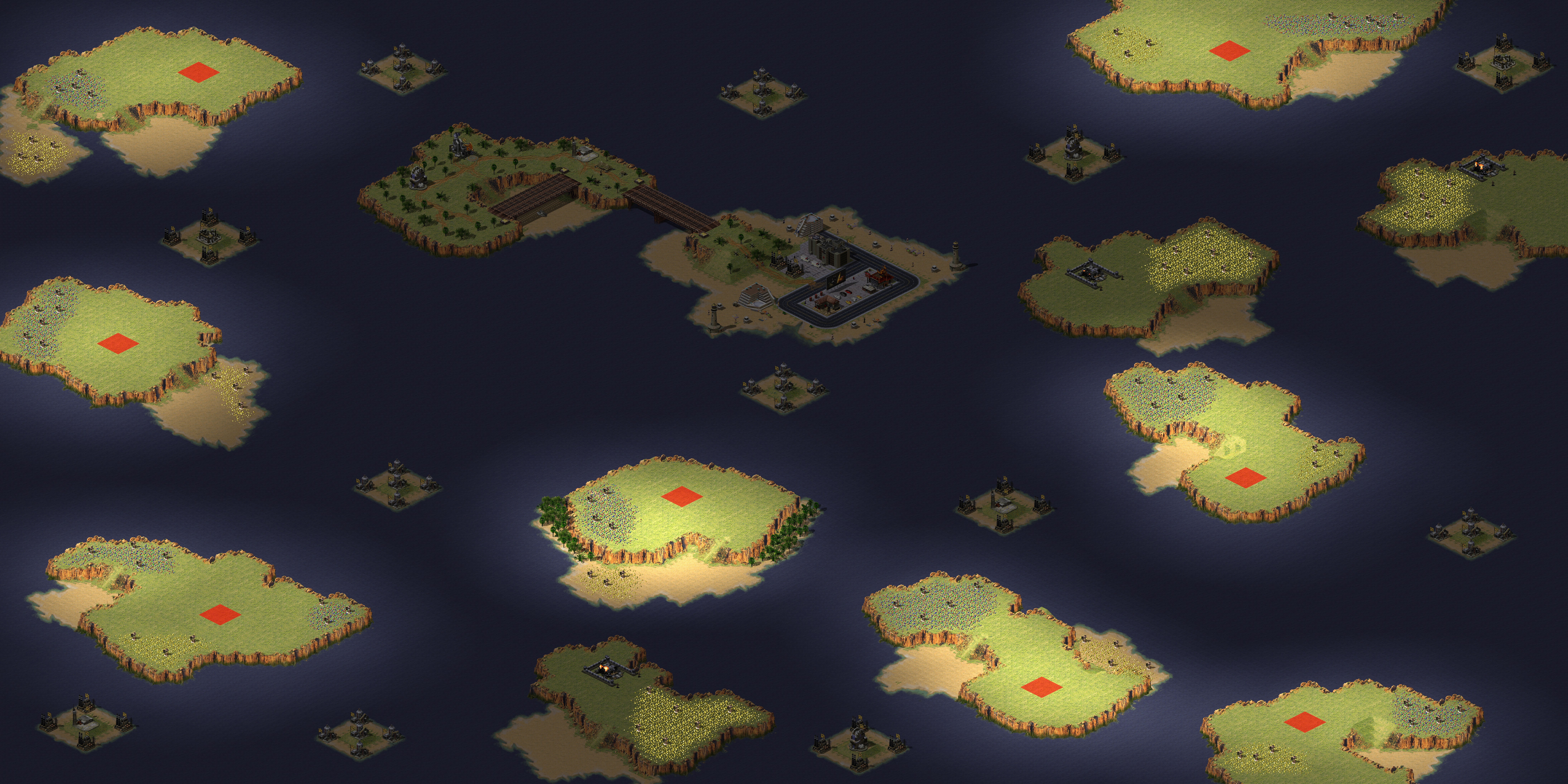 Rendered map: 孤独群岛