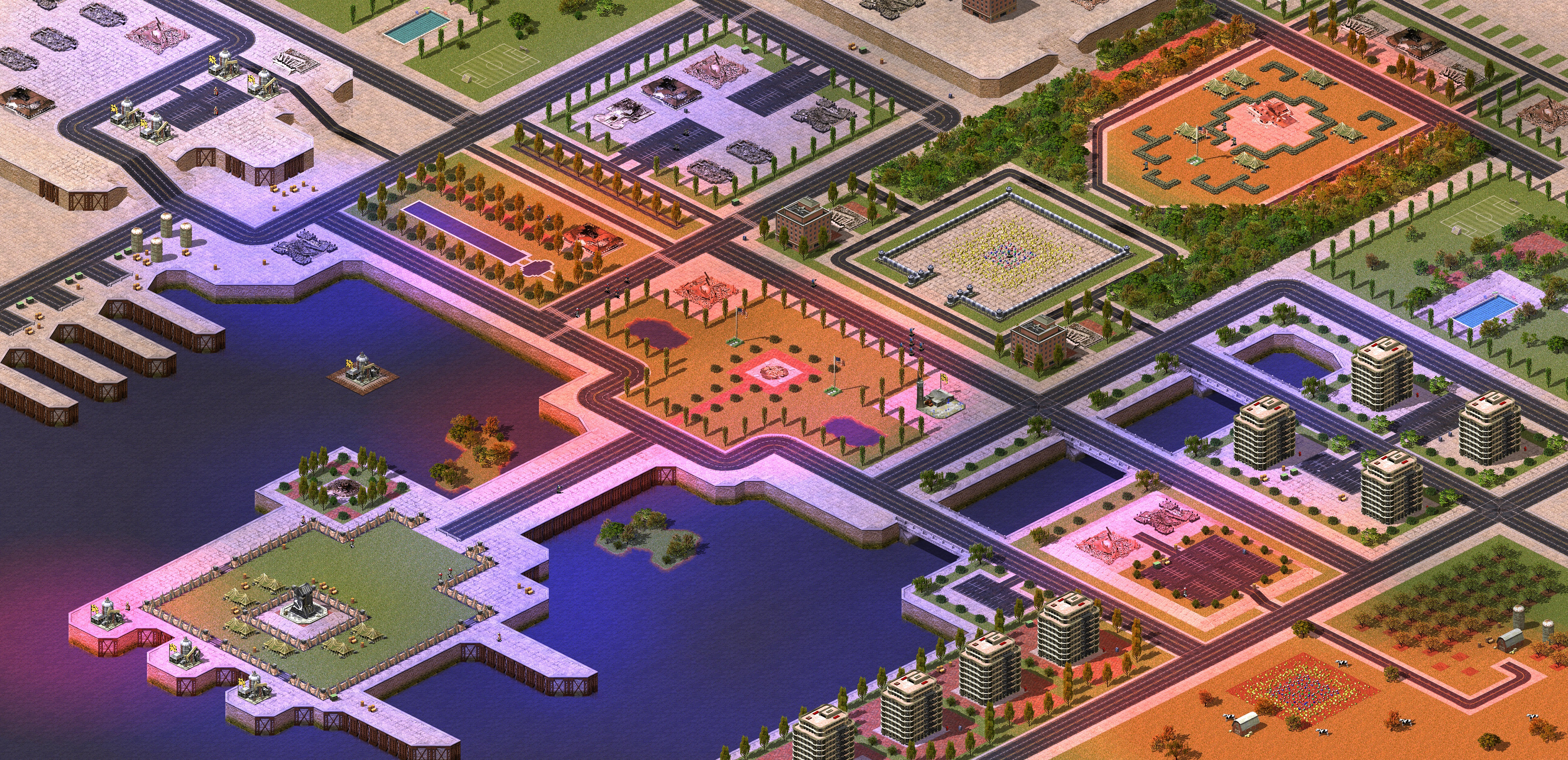 Rendered map: Washington Crisis