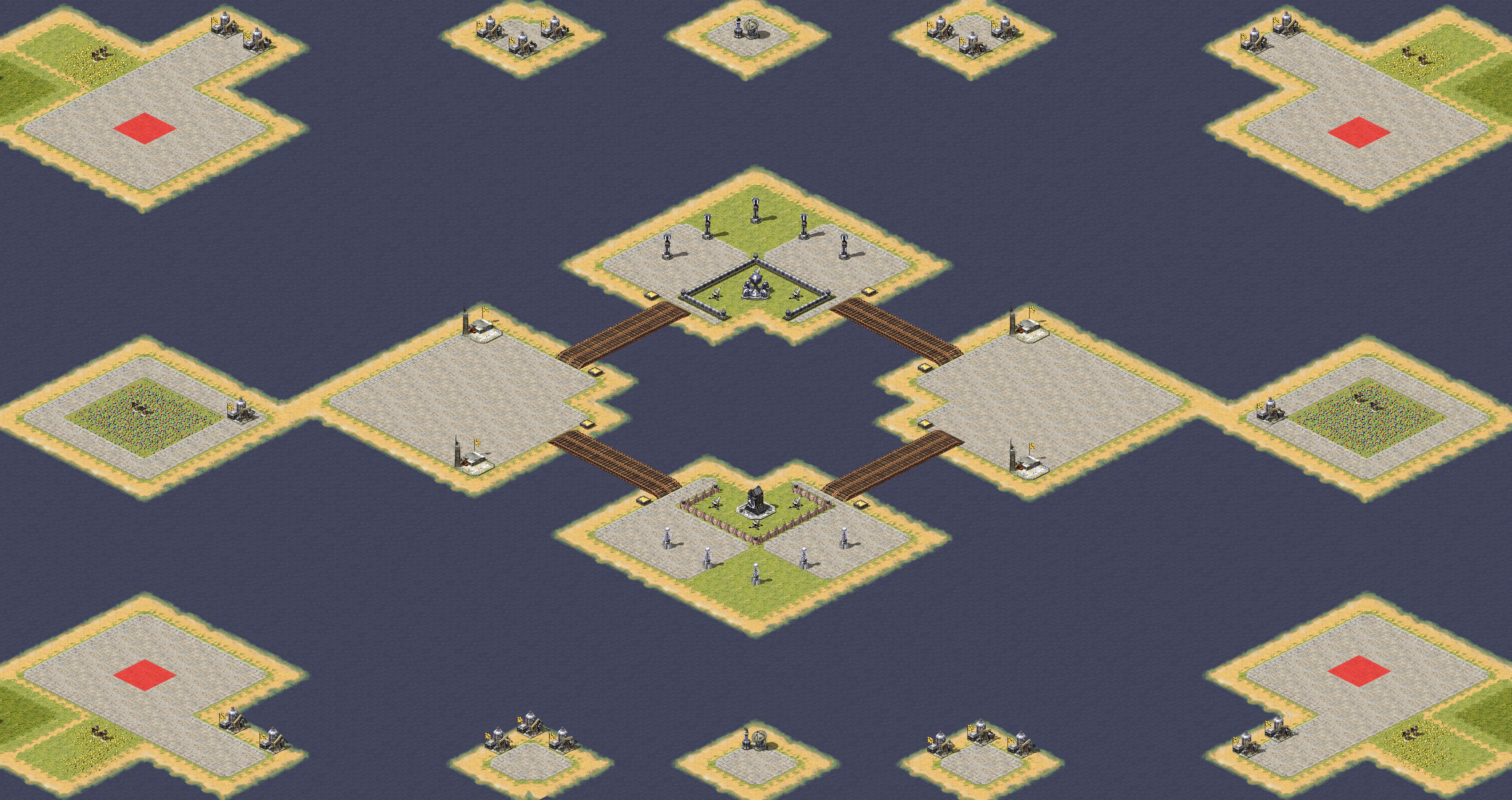 Rendered map: Four Kings at Sea