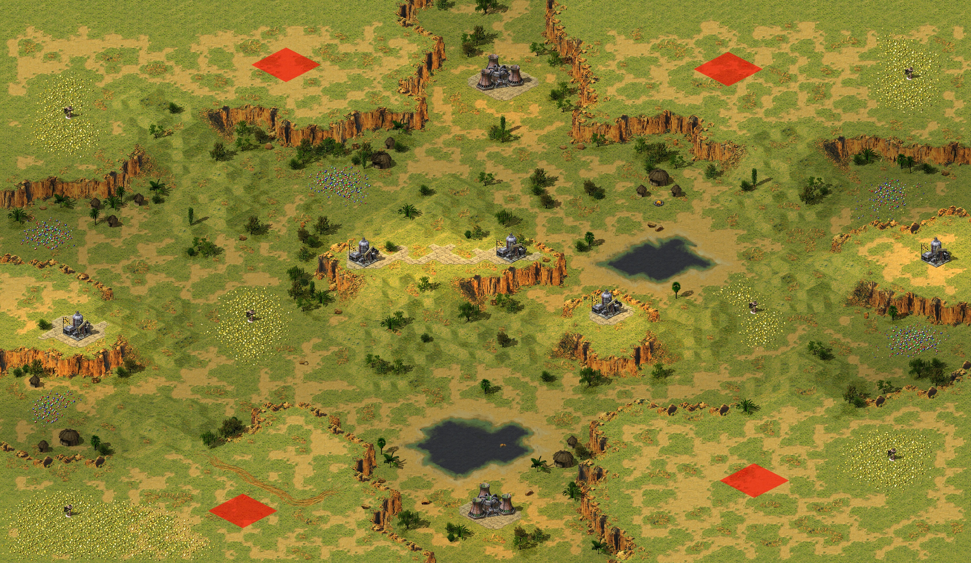 Rendered map: Mount Olympus