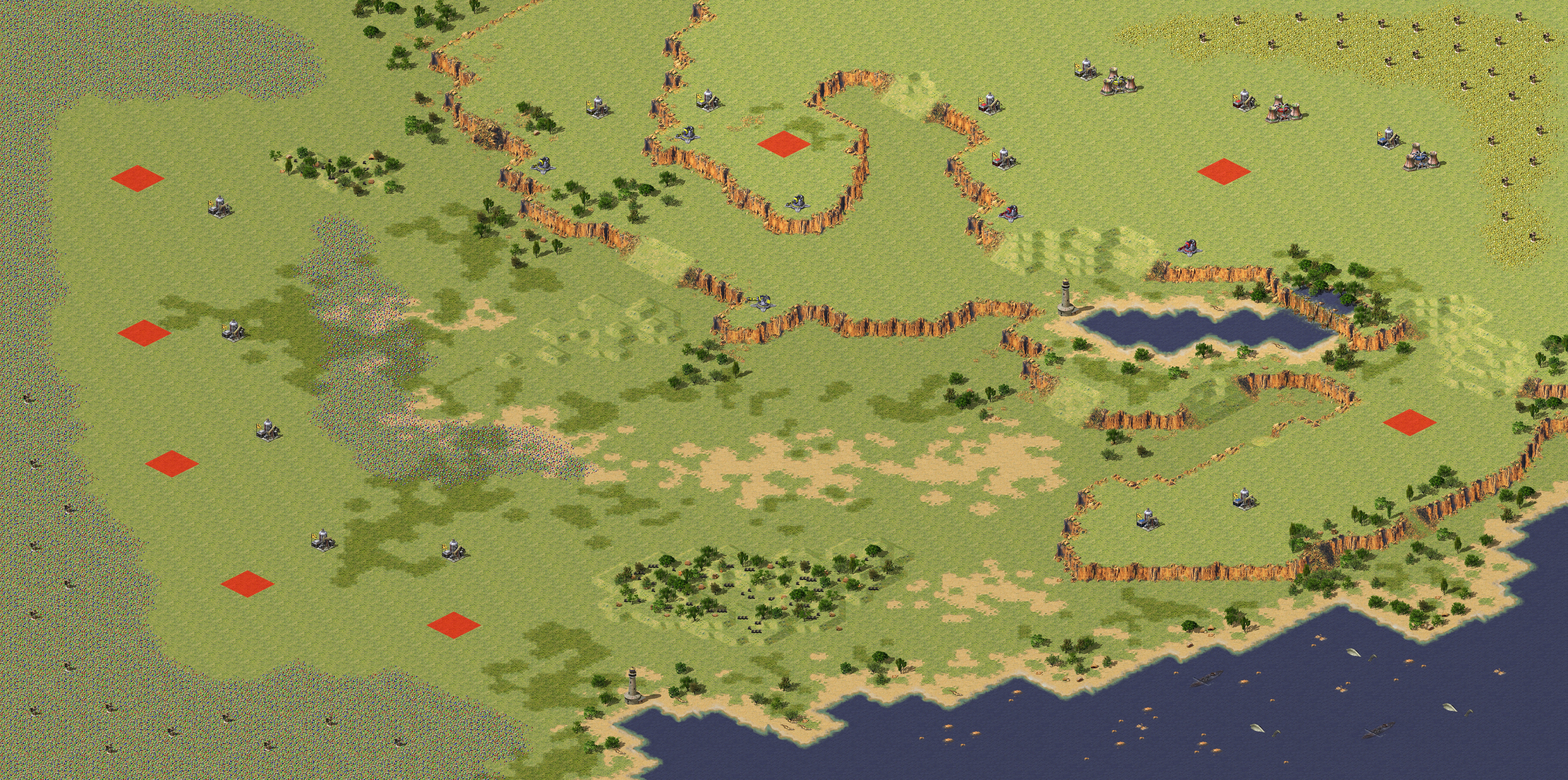 Rendered map: Storm the Caribbean (3v5)