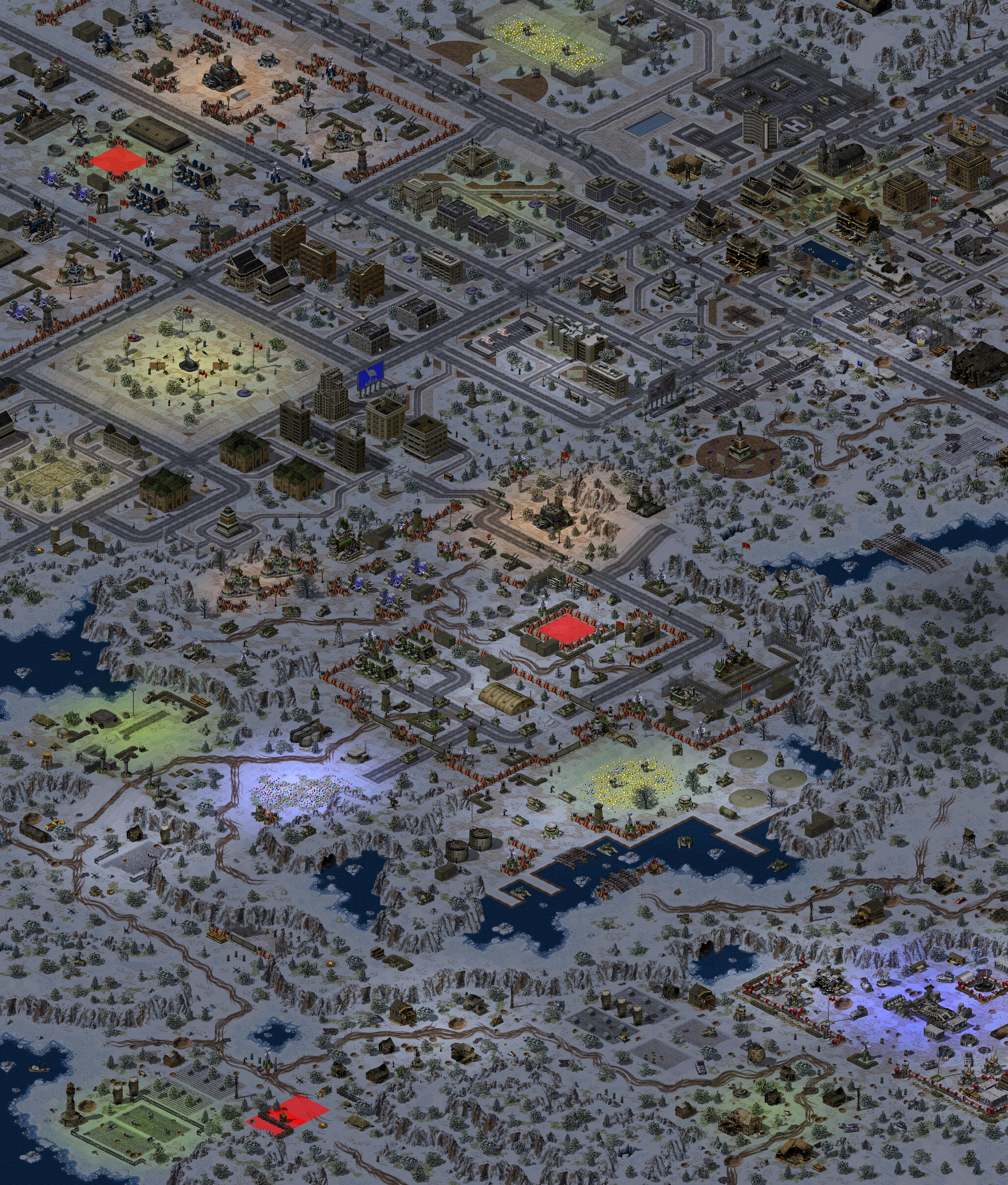 Rendered map: Allies: Technologic