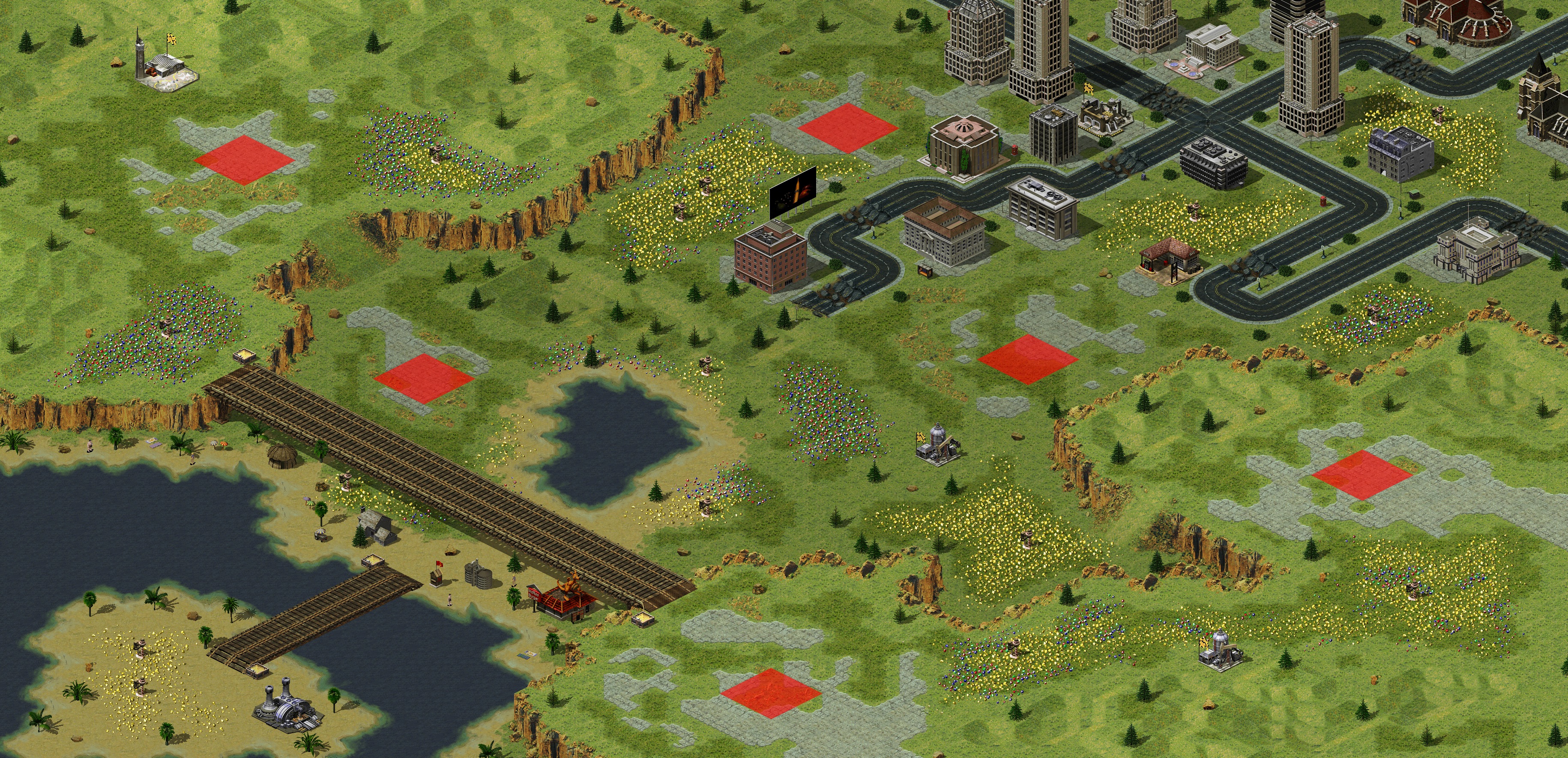 Rendered map: Mountains and rivers(2-6)