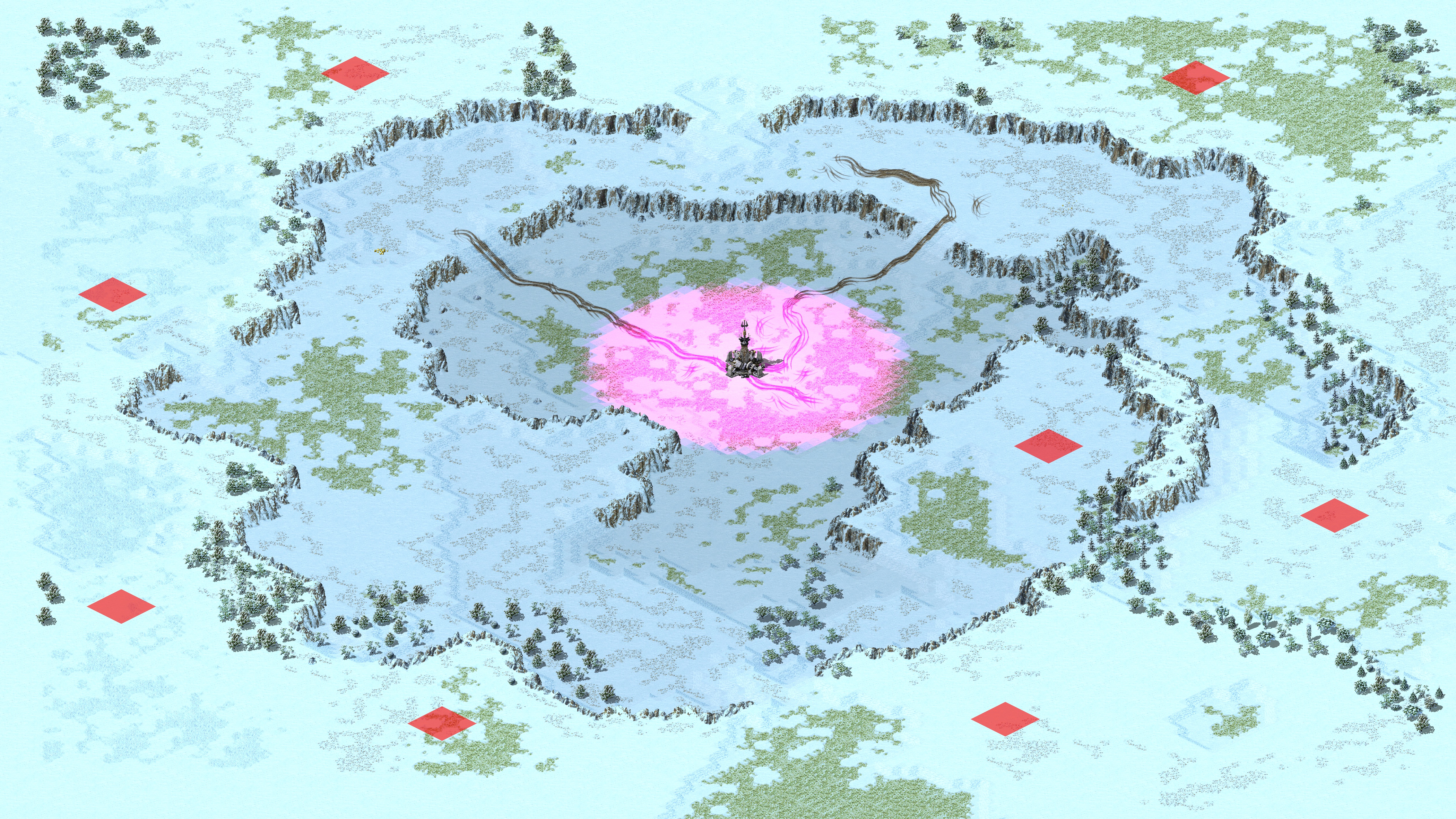 Rendered map: Snow Tank Morph