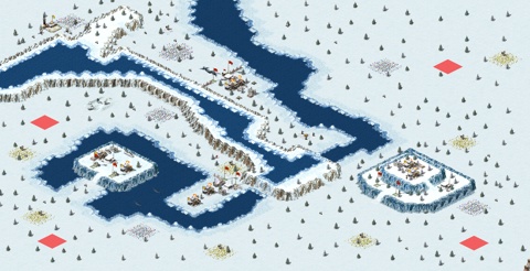 Rendered preview of russian tundra