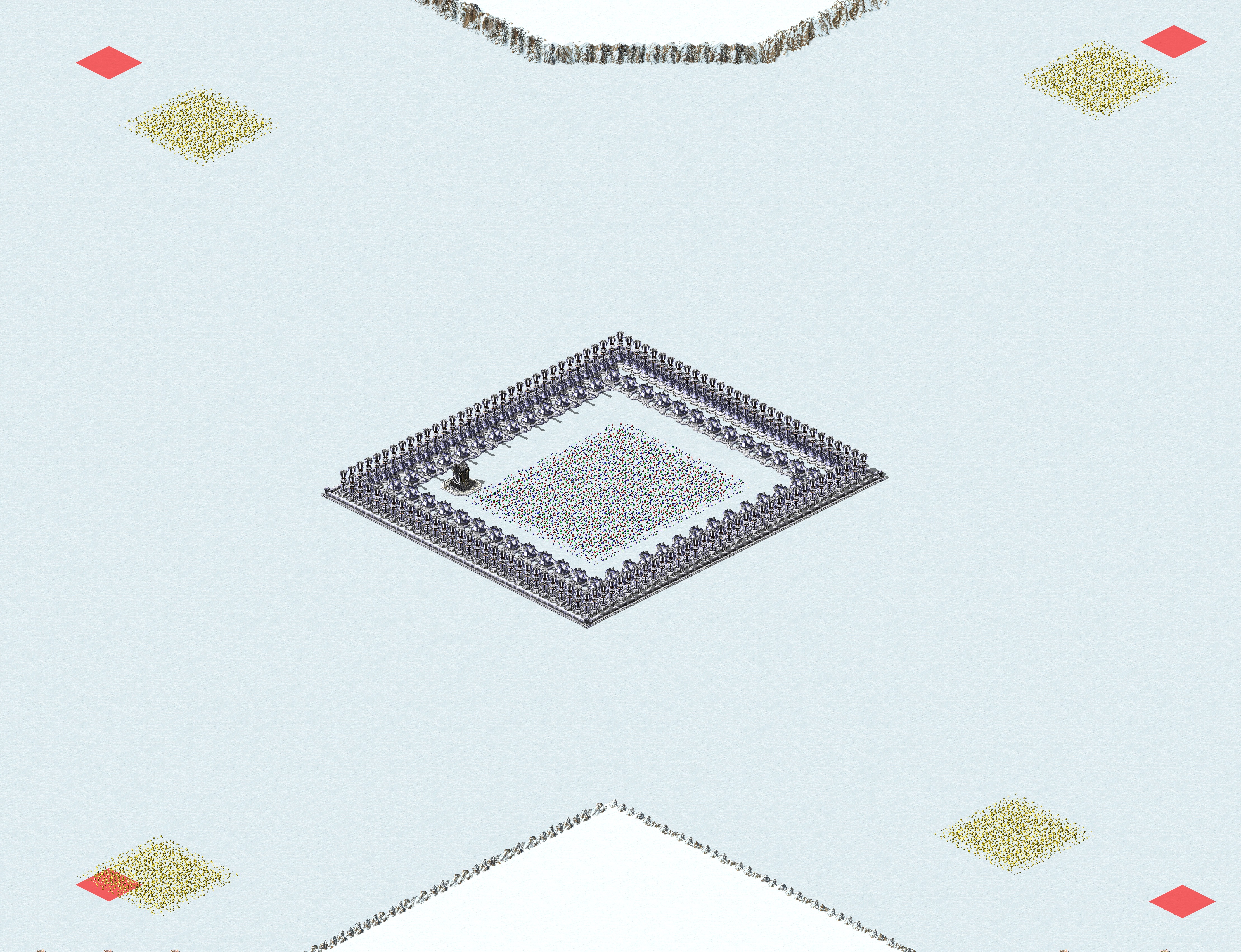 Rendered map: Glacier Forbidden Zone