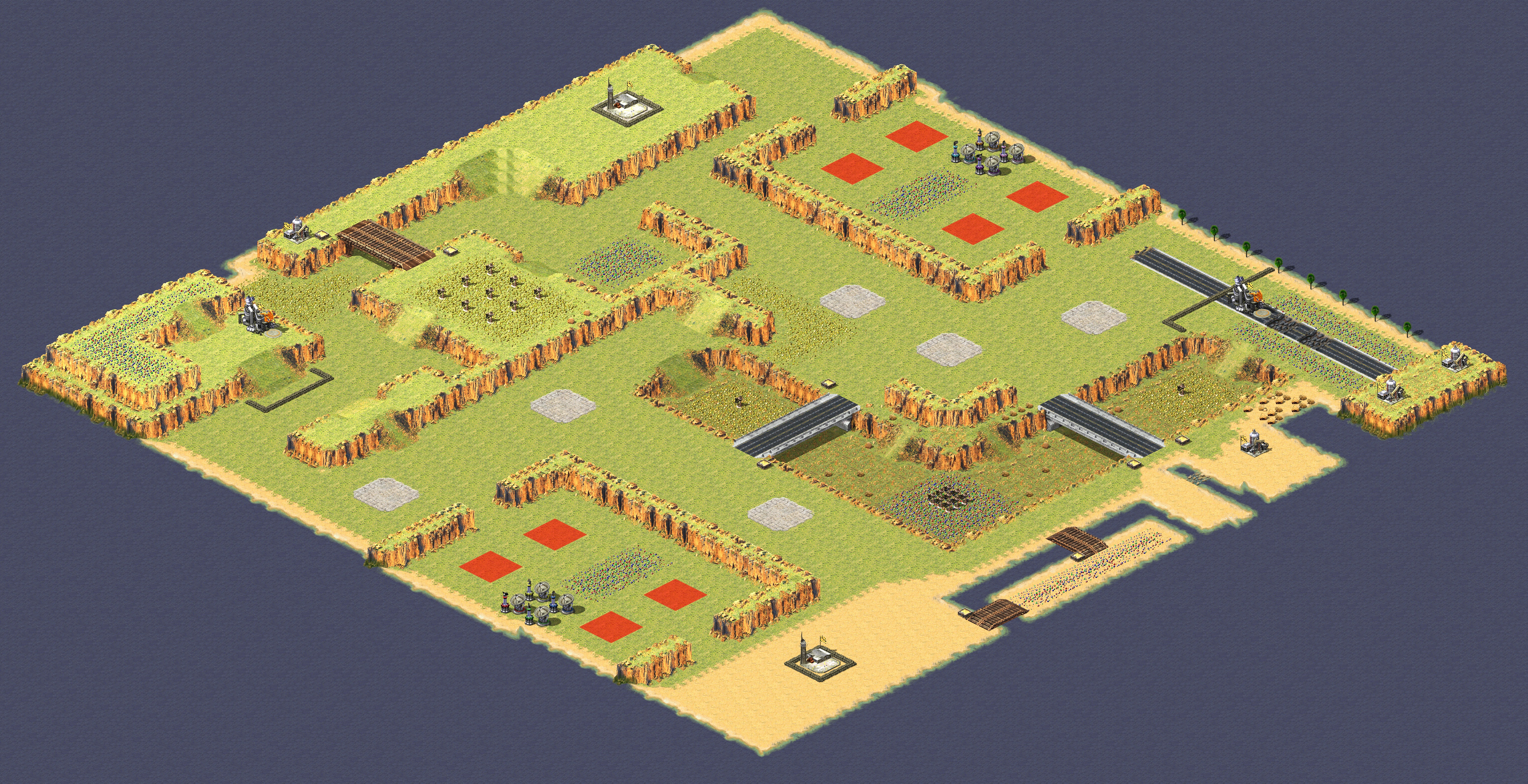 Rendered map: Victory to the Strong 4v4