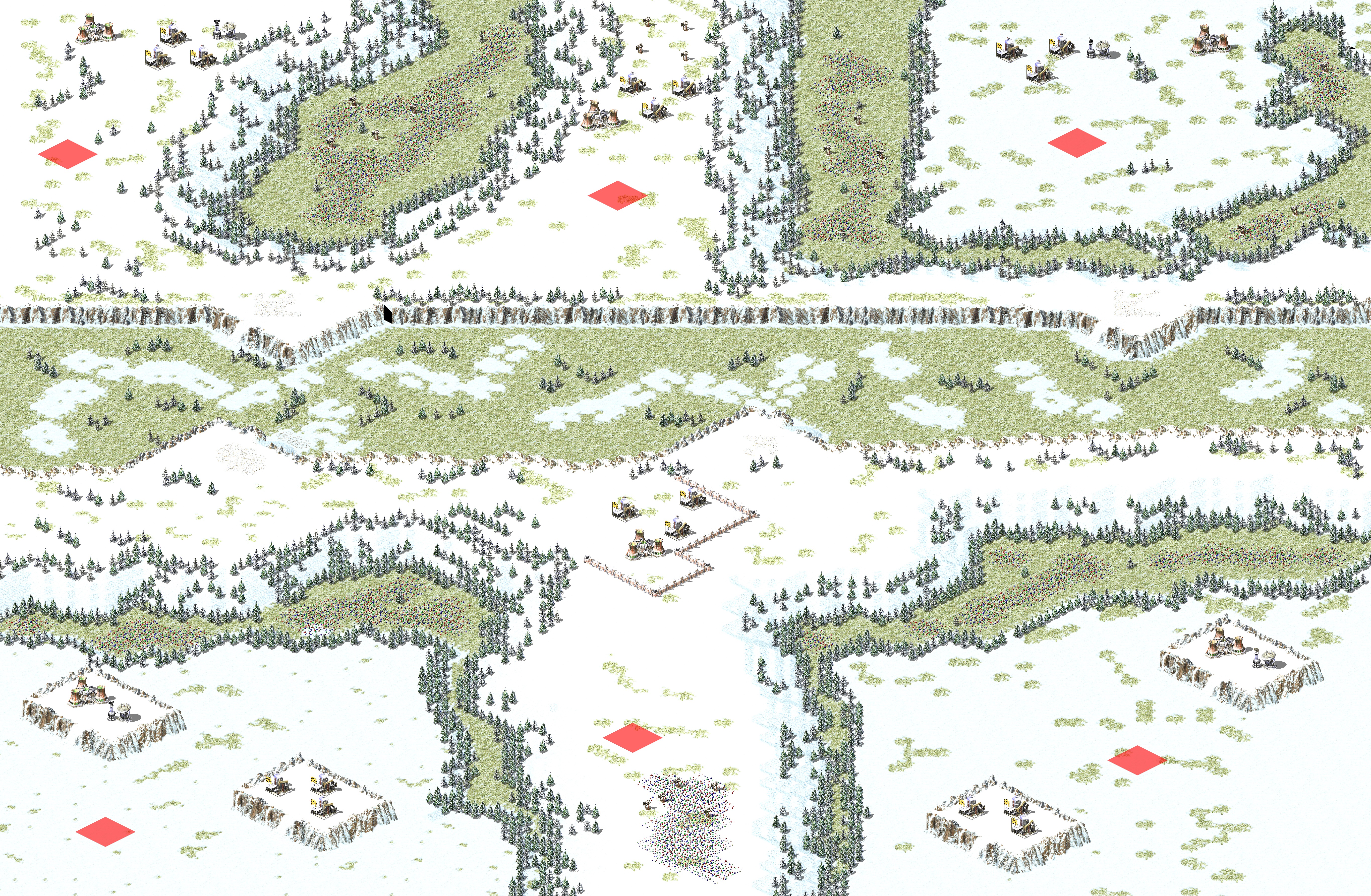 Rendered map: Hillside
