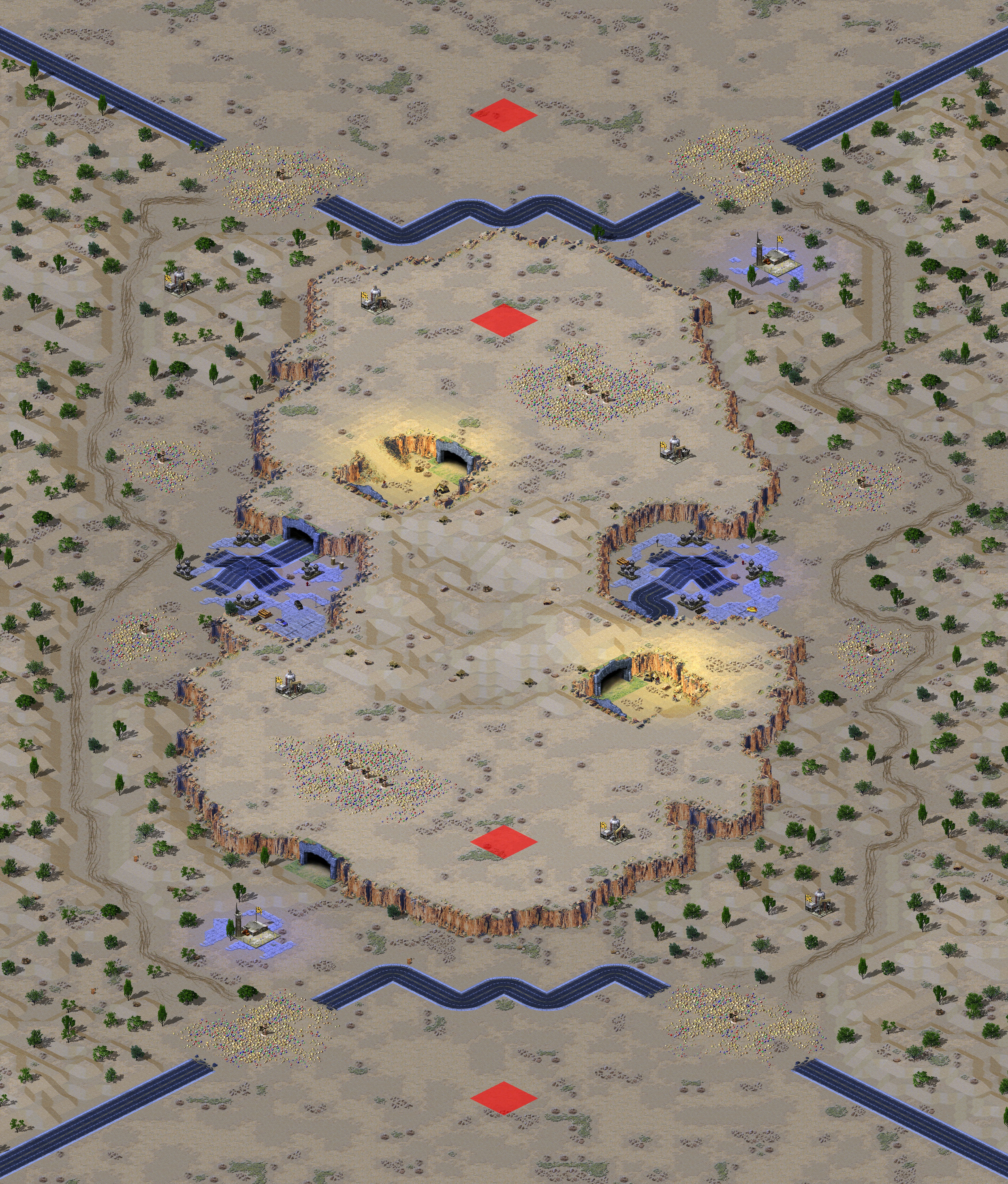 Rendered map: 夜漠隧袭