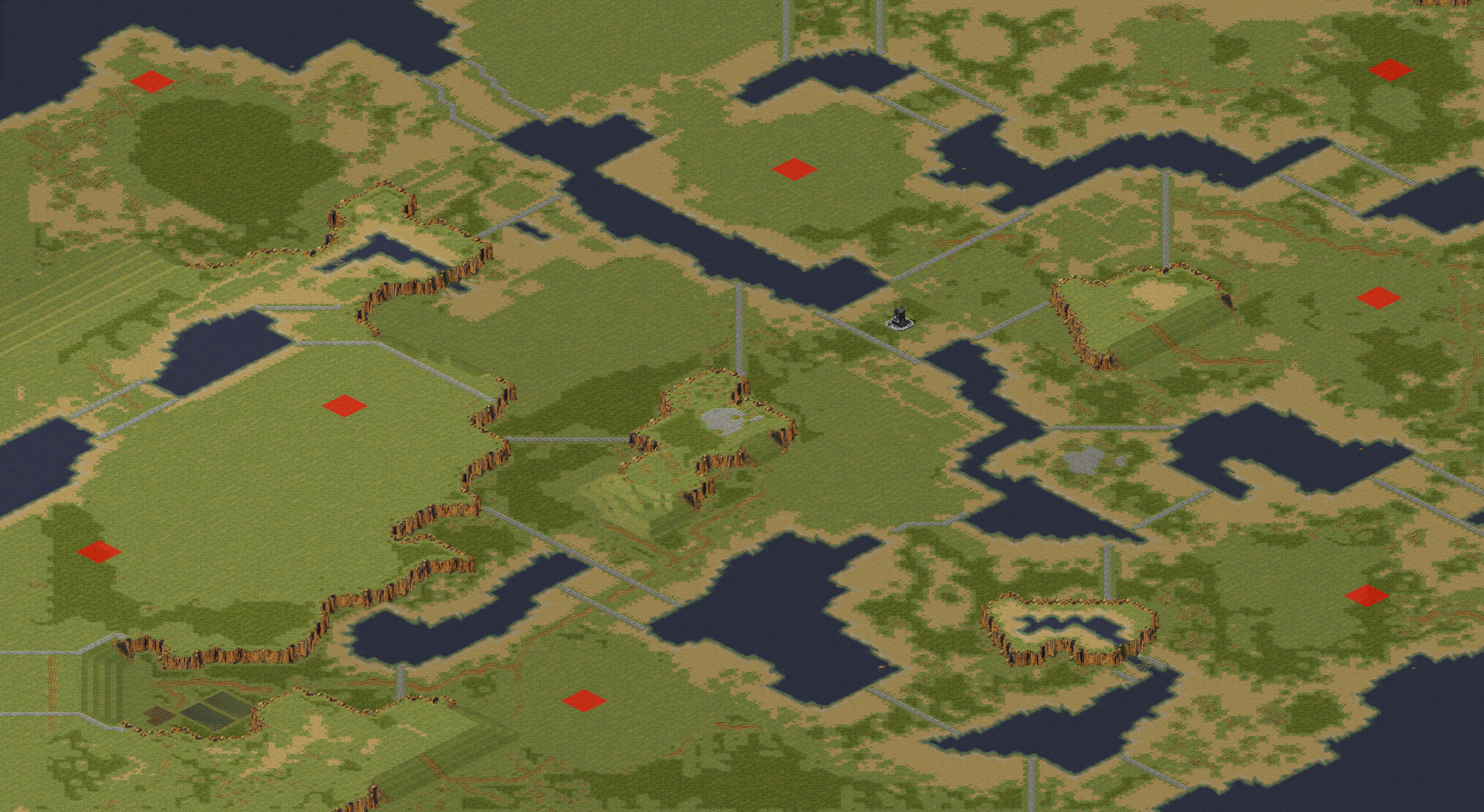 Rendered map: Tank War - Oil Grab