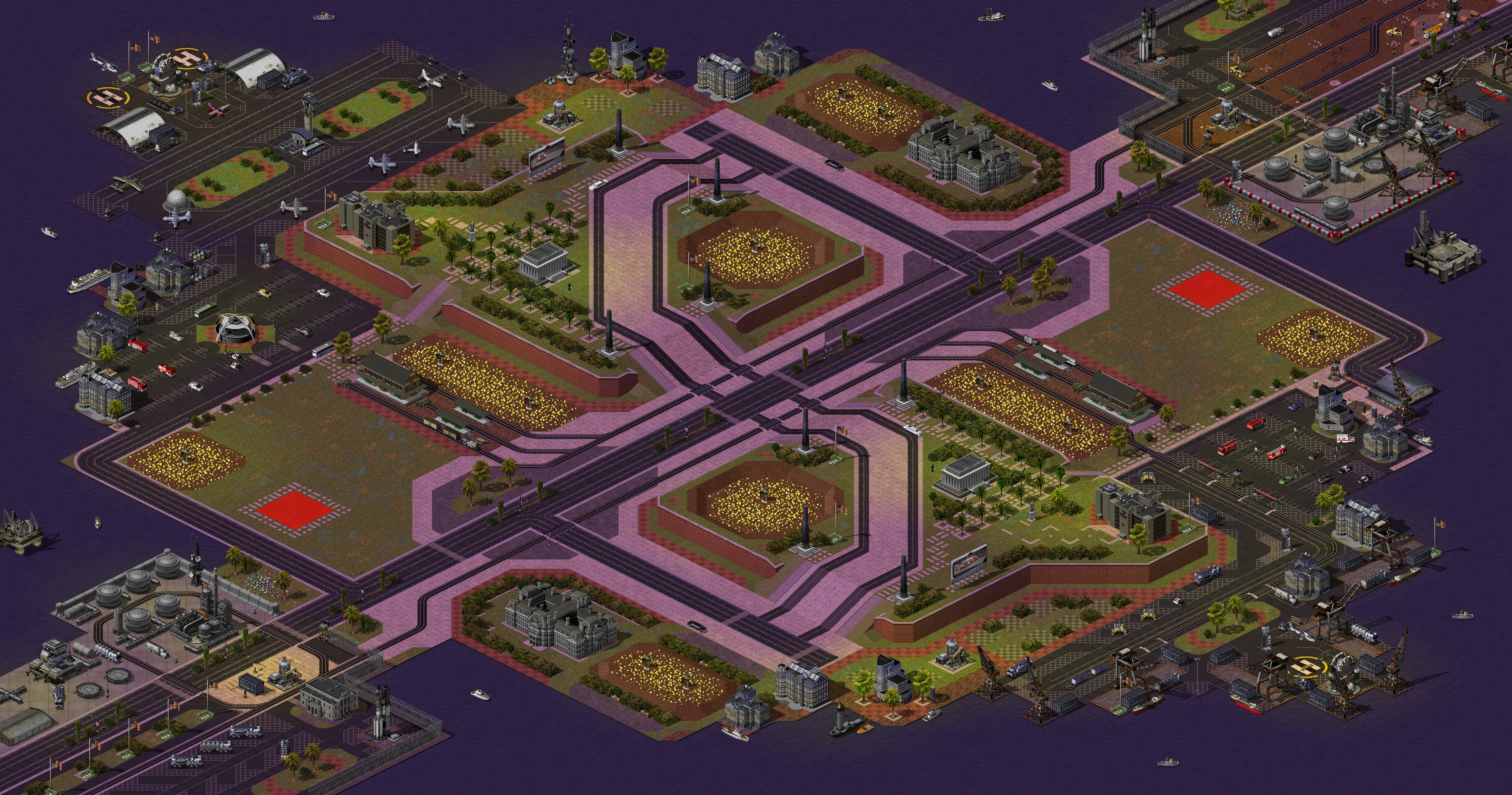 Rendered map: Modern Wharfare
