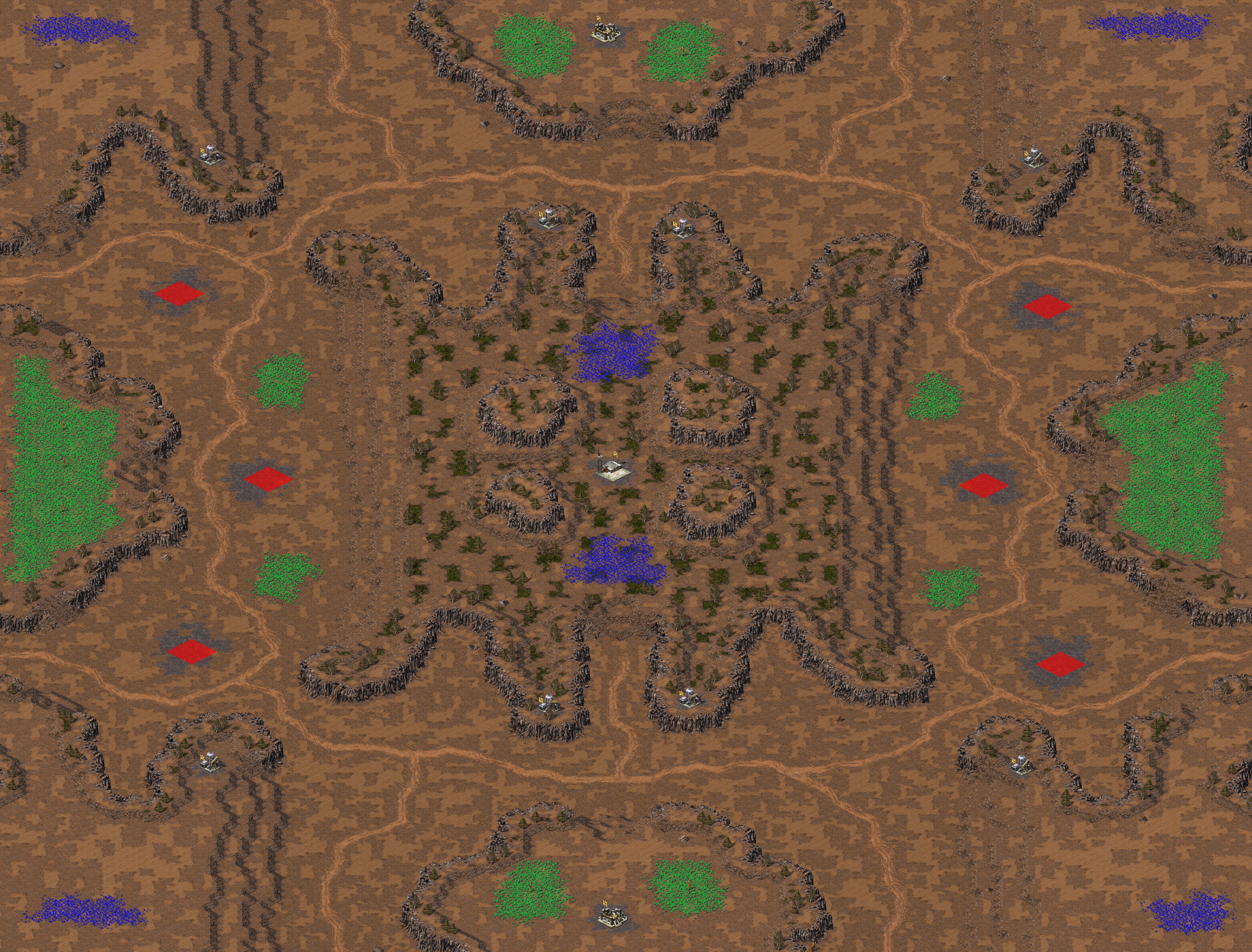 Rendered map: (6) Replica Triplet
