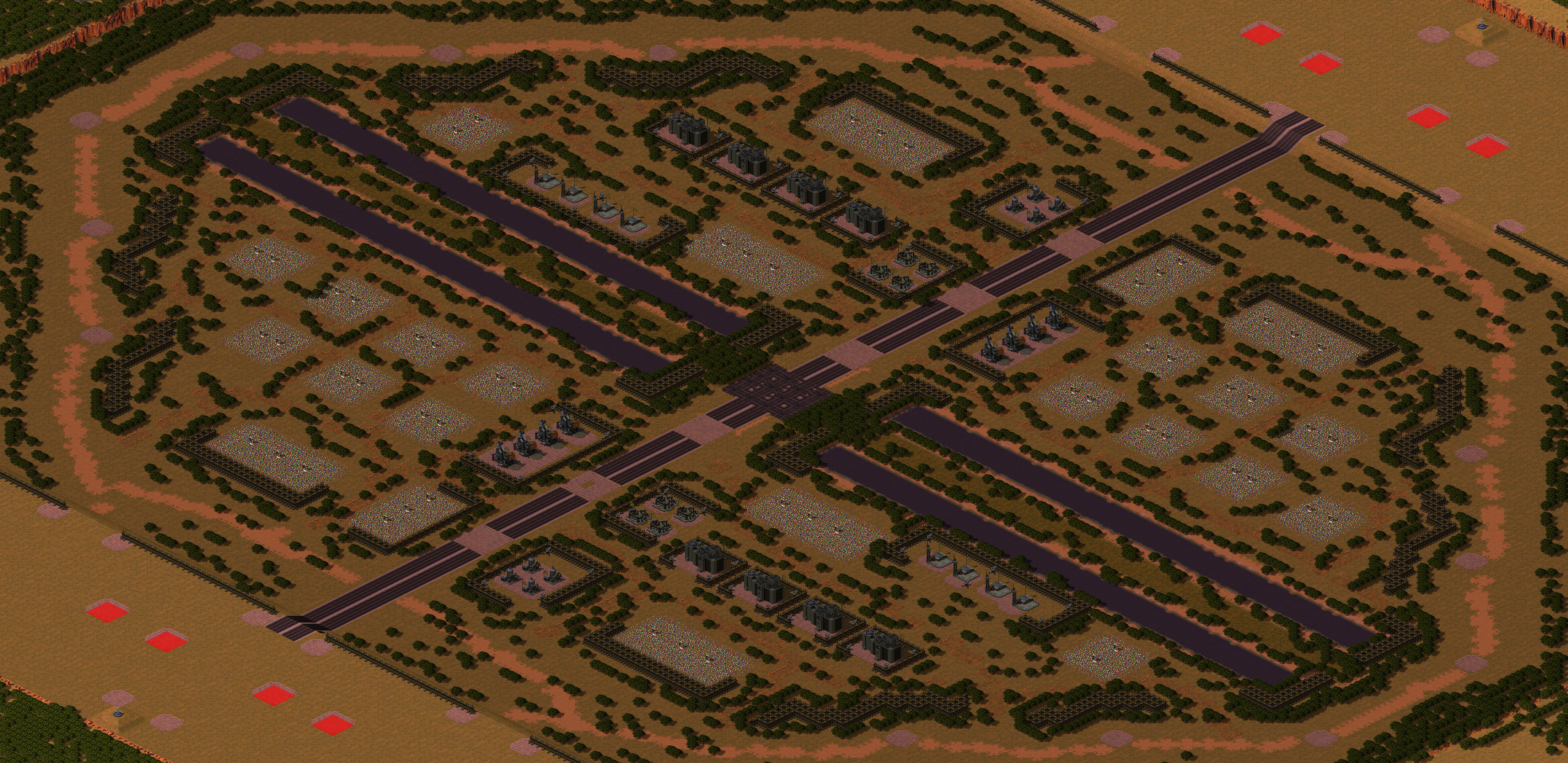 Rendered map: Canyon Clash 4v4 Tournament
