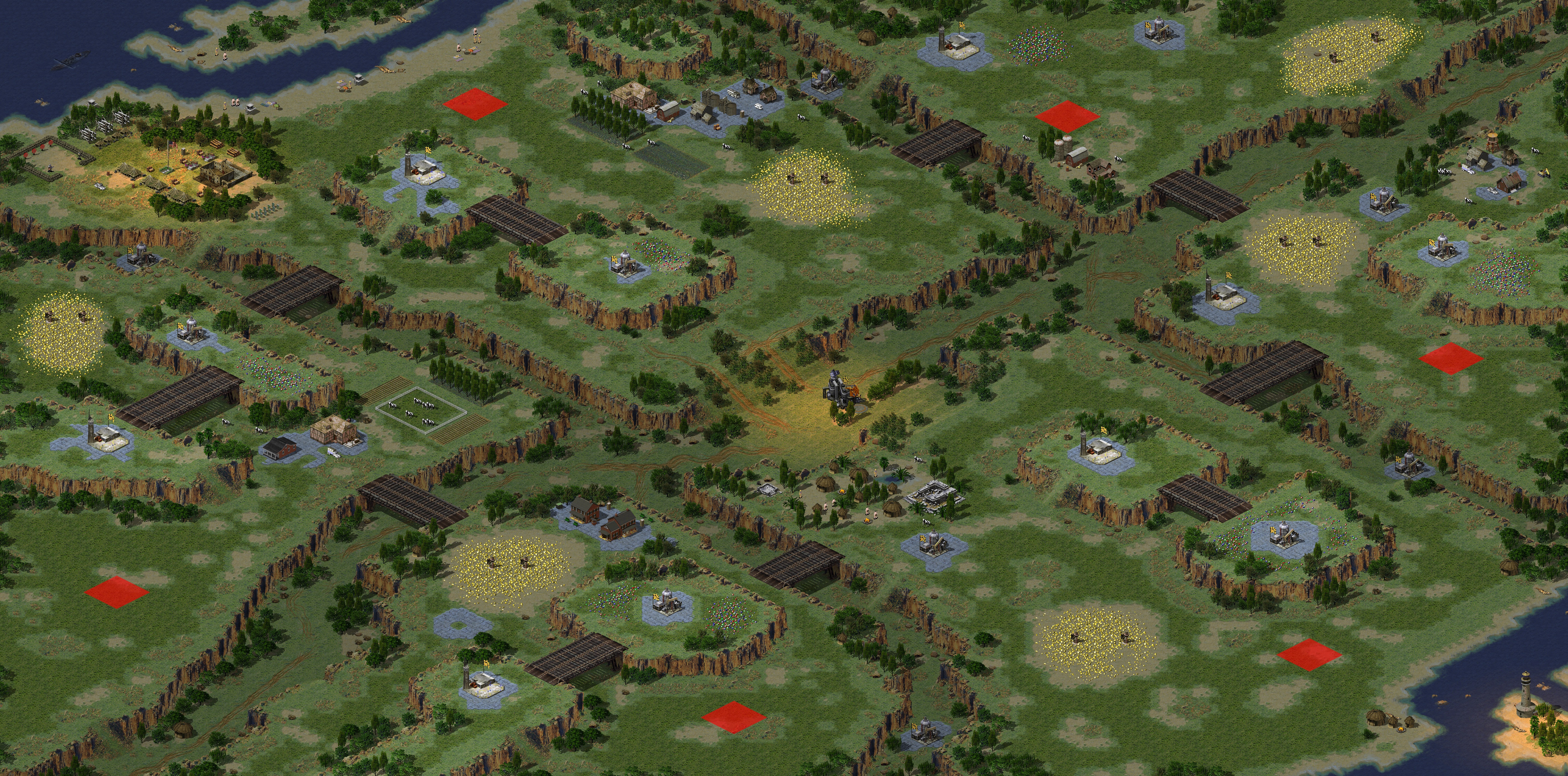 Rendered map: Long's Way Back