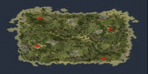 Rendered preview of Lakeside Plateaus