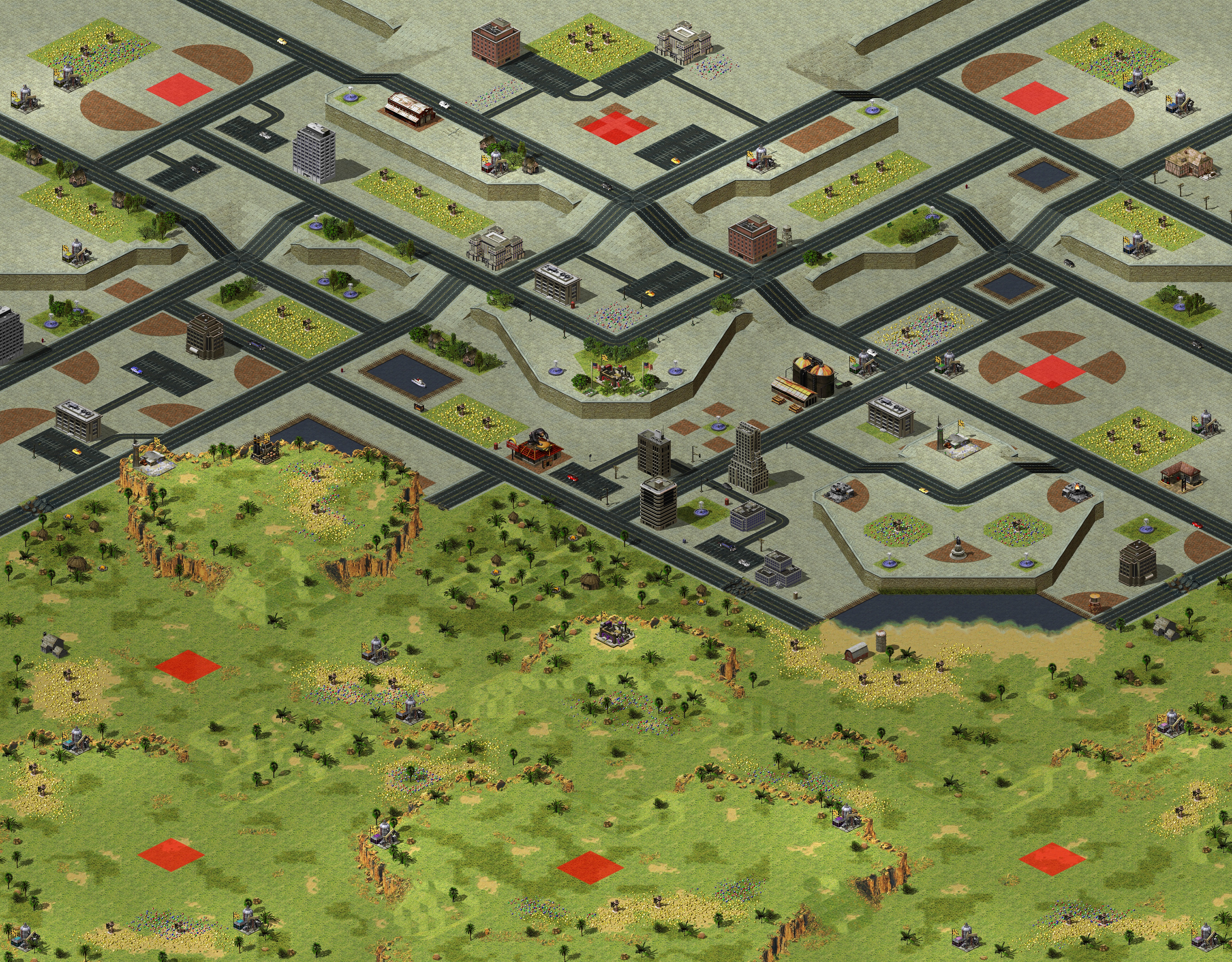 Rendered map: Buffed Invasion