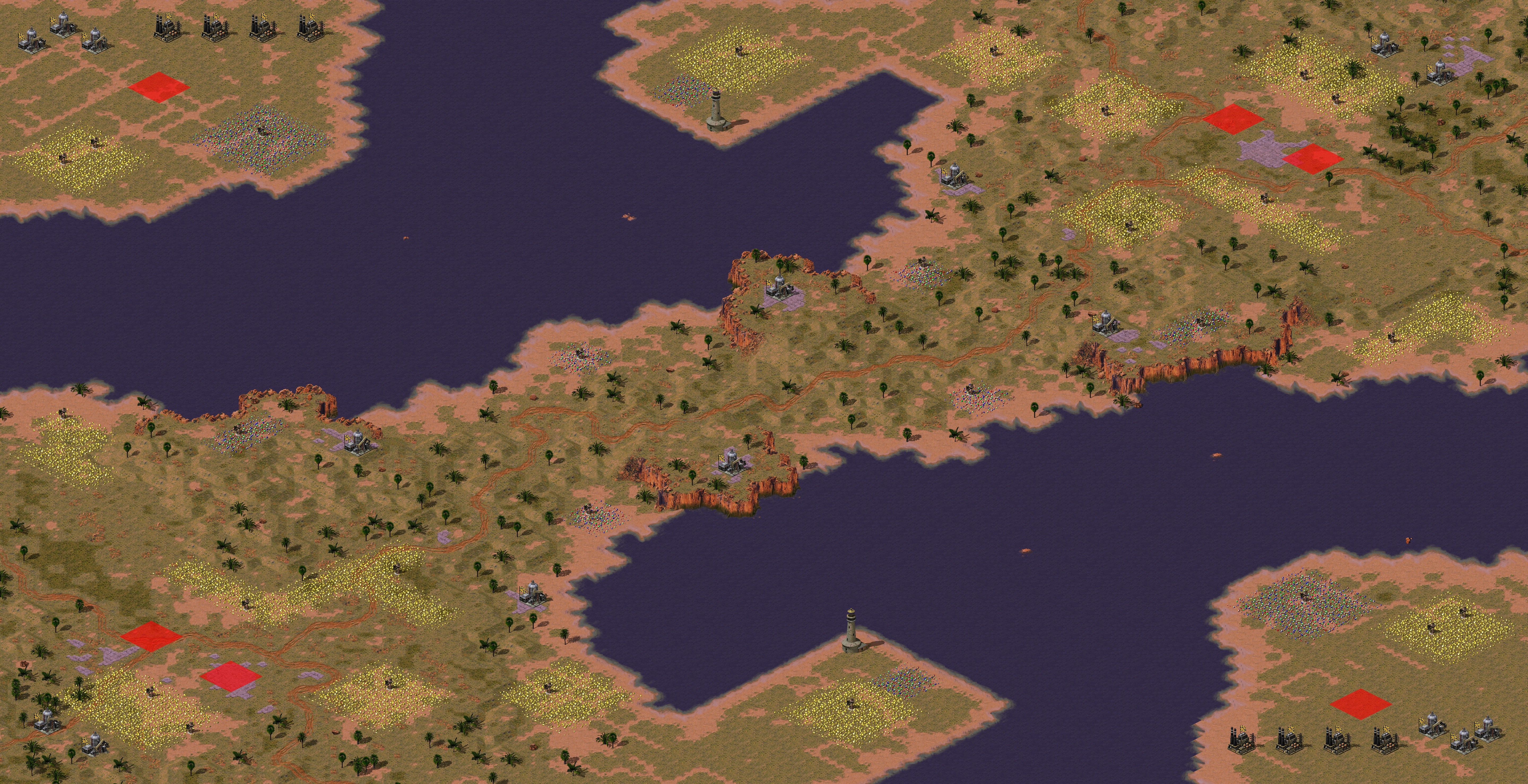 Rendered map: Isthmus 3v3 Casual