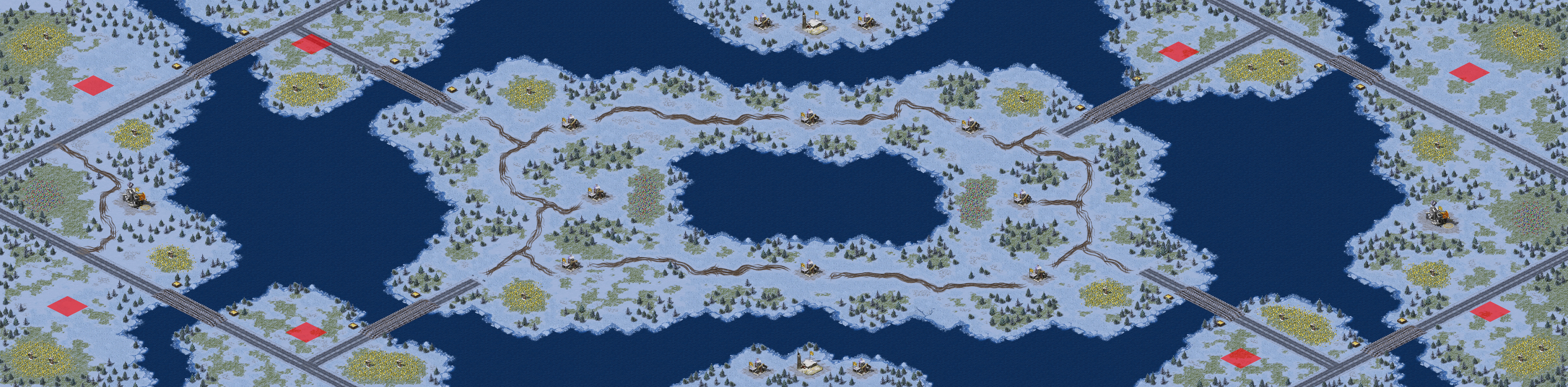Rendered map: Arctic Circle (Naval War)