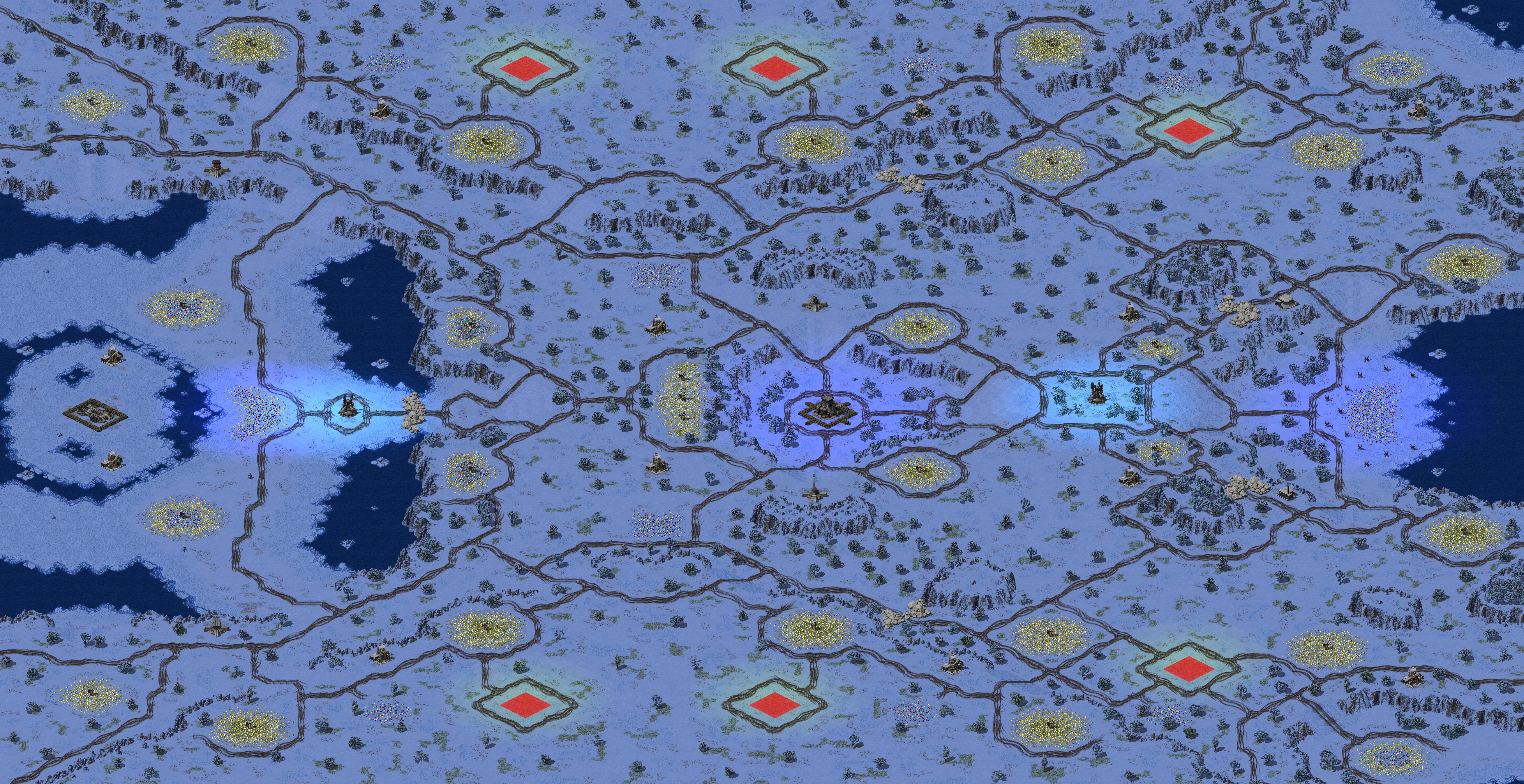 Rendered map: Blizzard Peaks