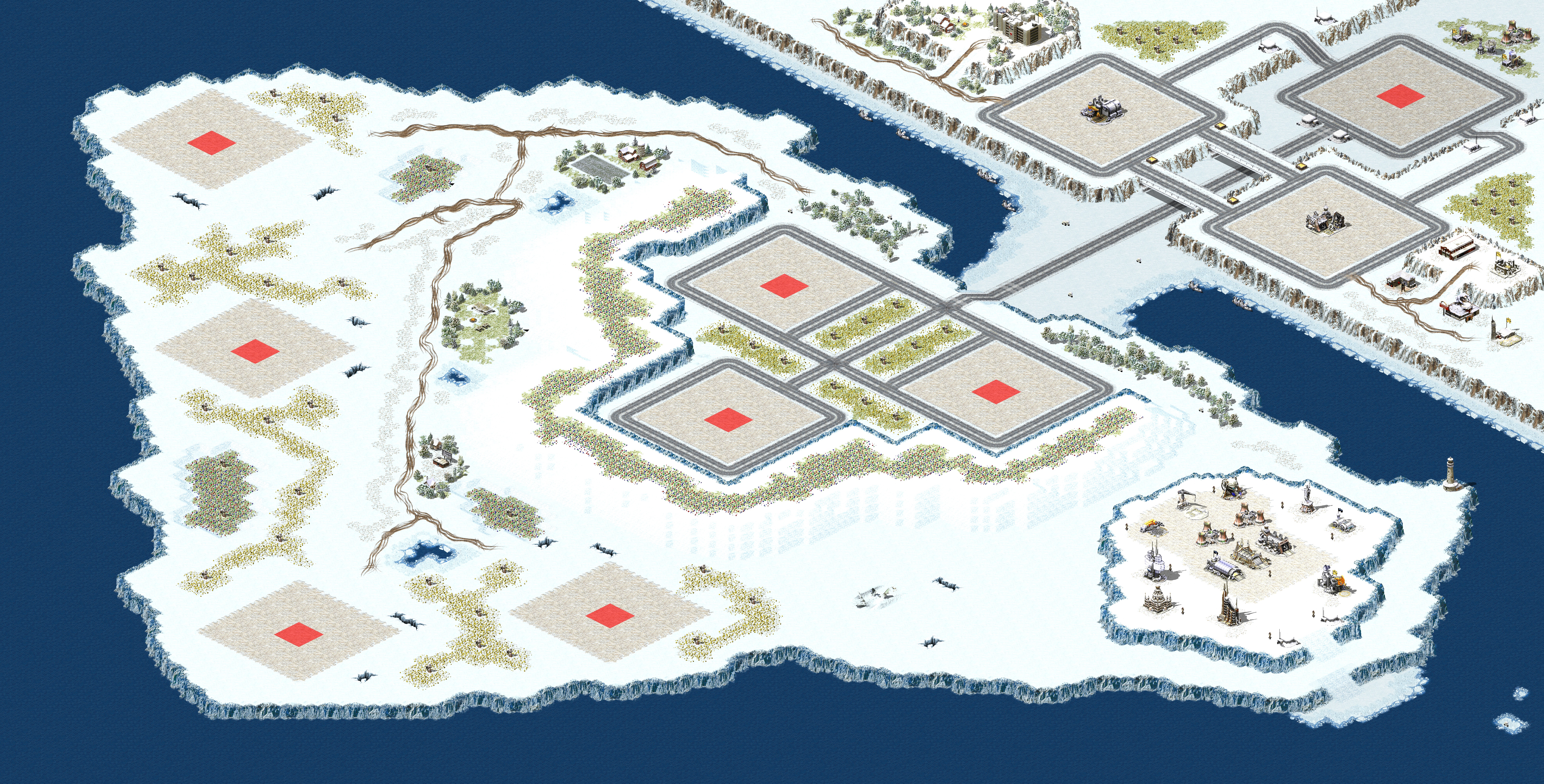 Rendered map: Antarctic Showdown
