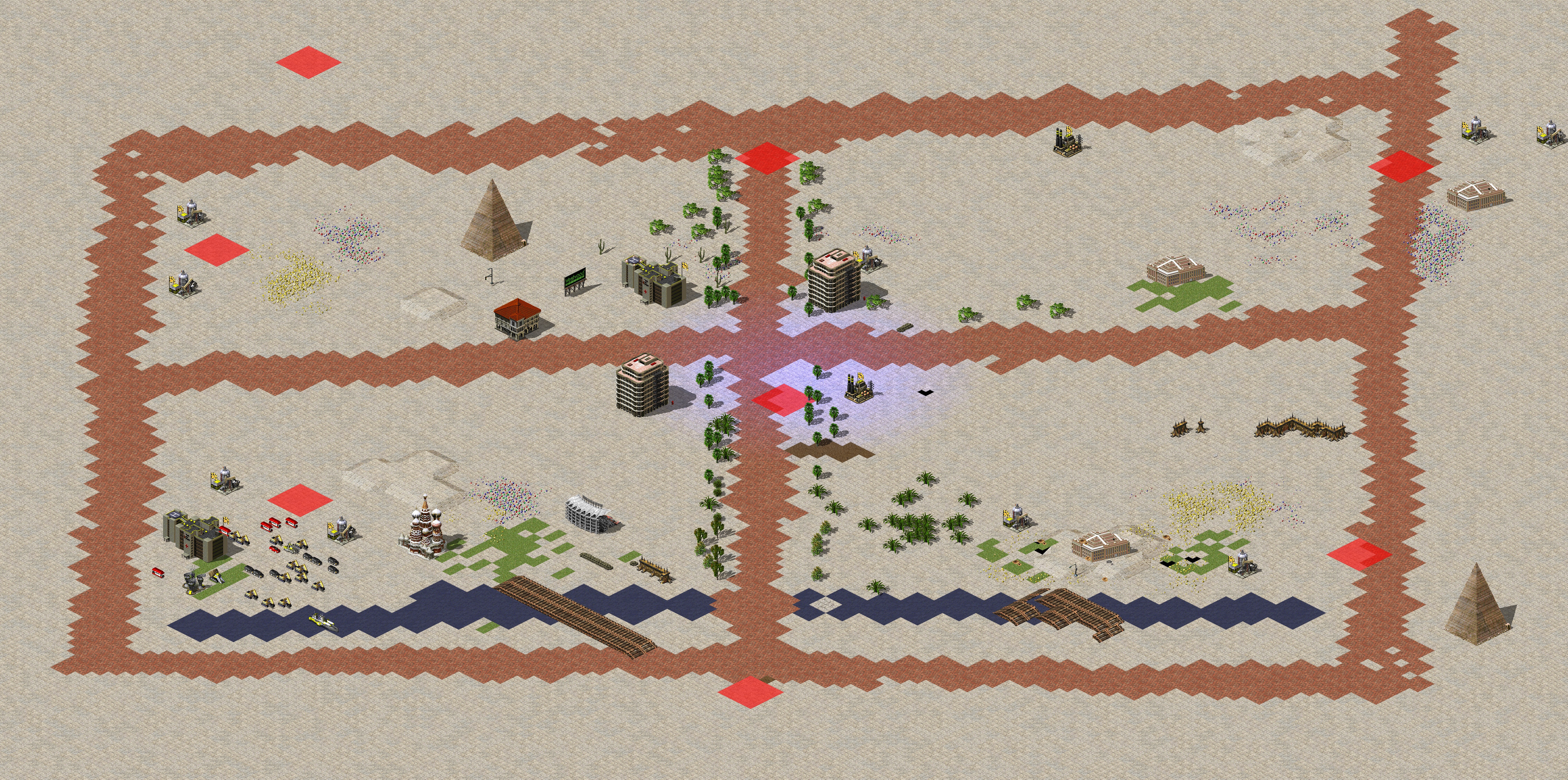 Rendered map: Biz Village
