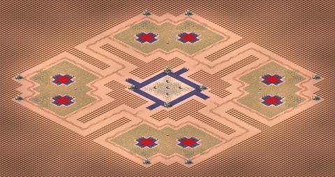 Rendered preview of [8] 2v2v2v2 Rhombic Oil in Center