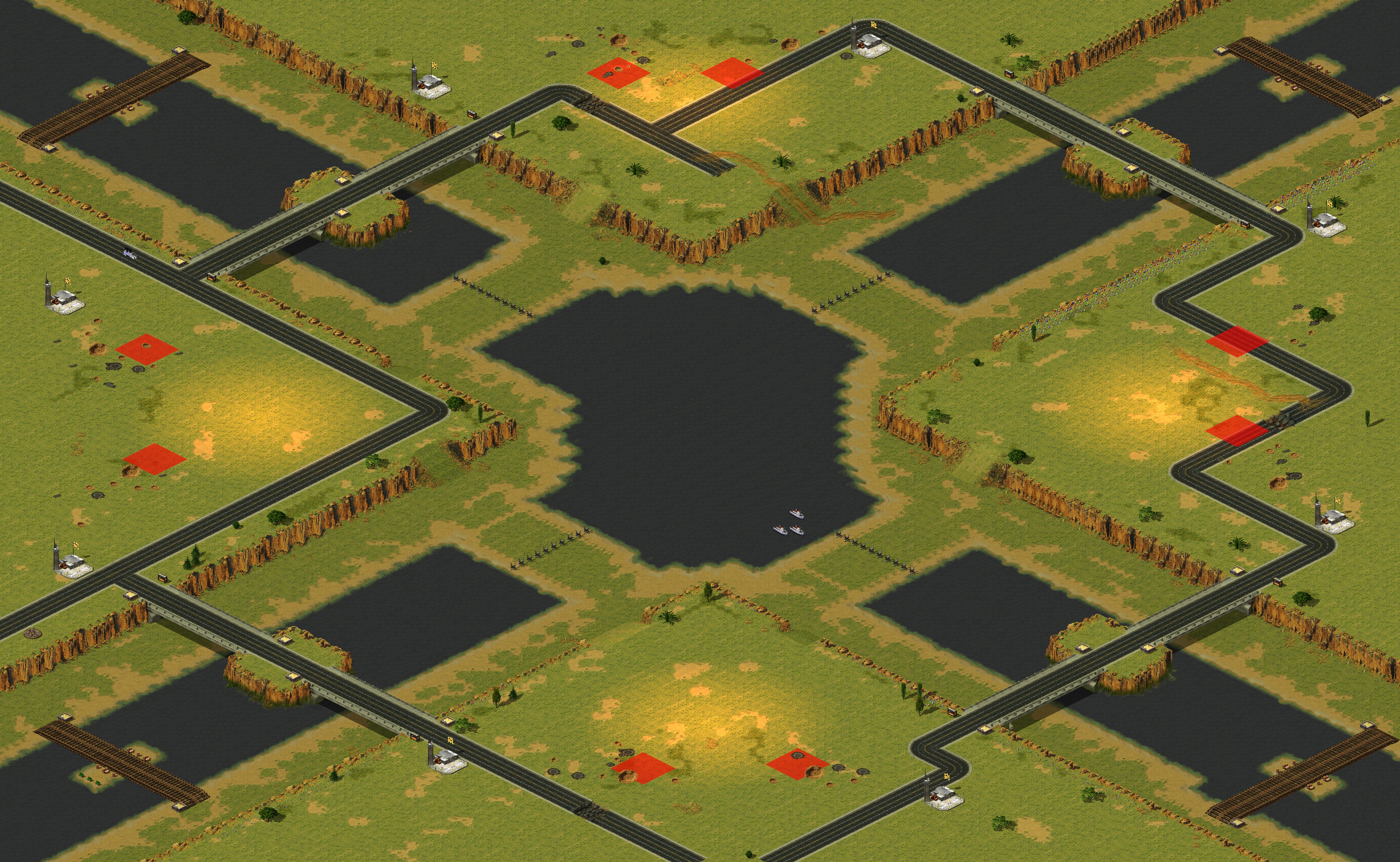 Rendered map: Twin Islands