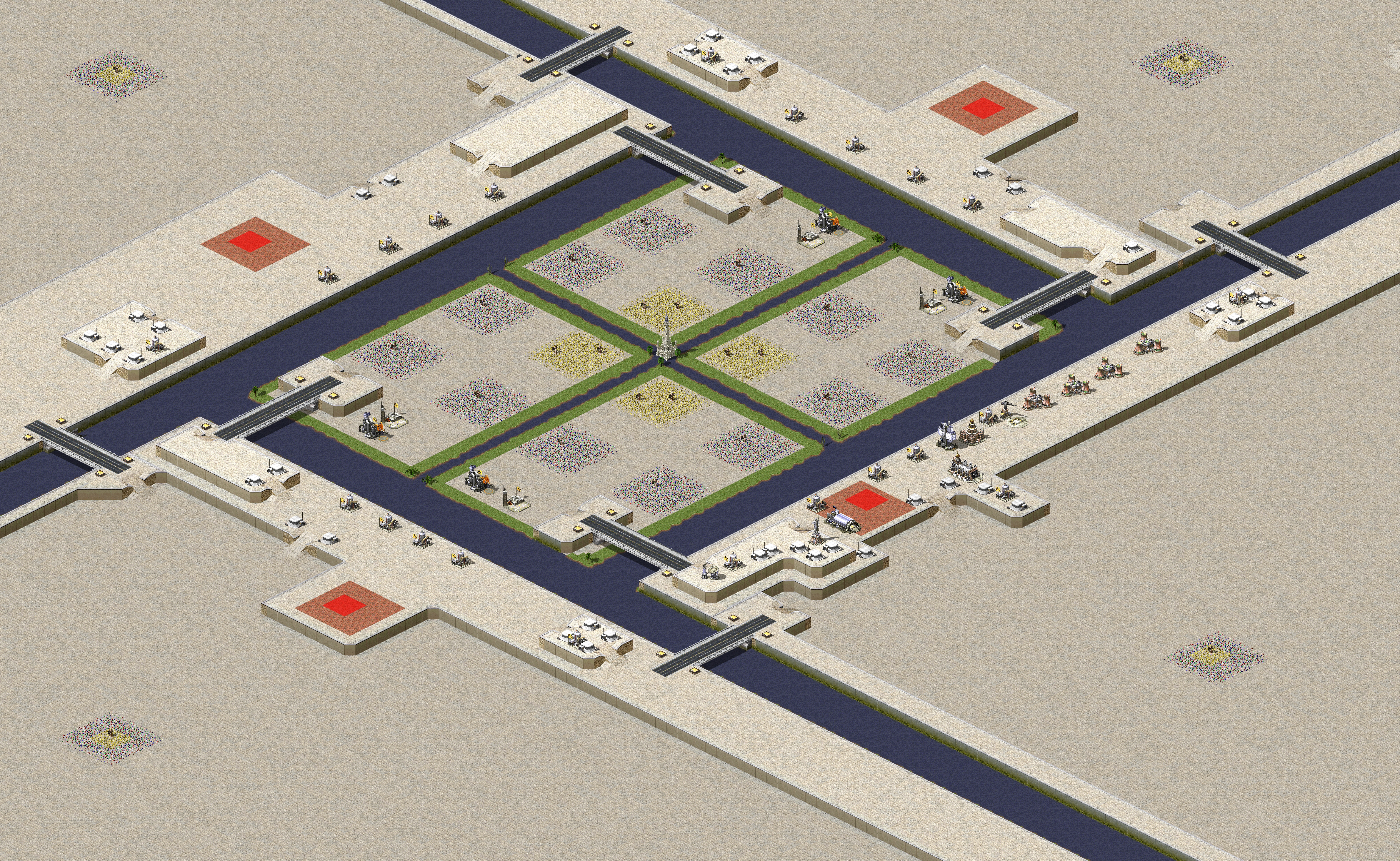 Rendered map: Abundant Land