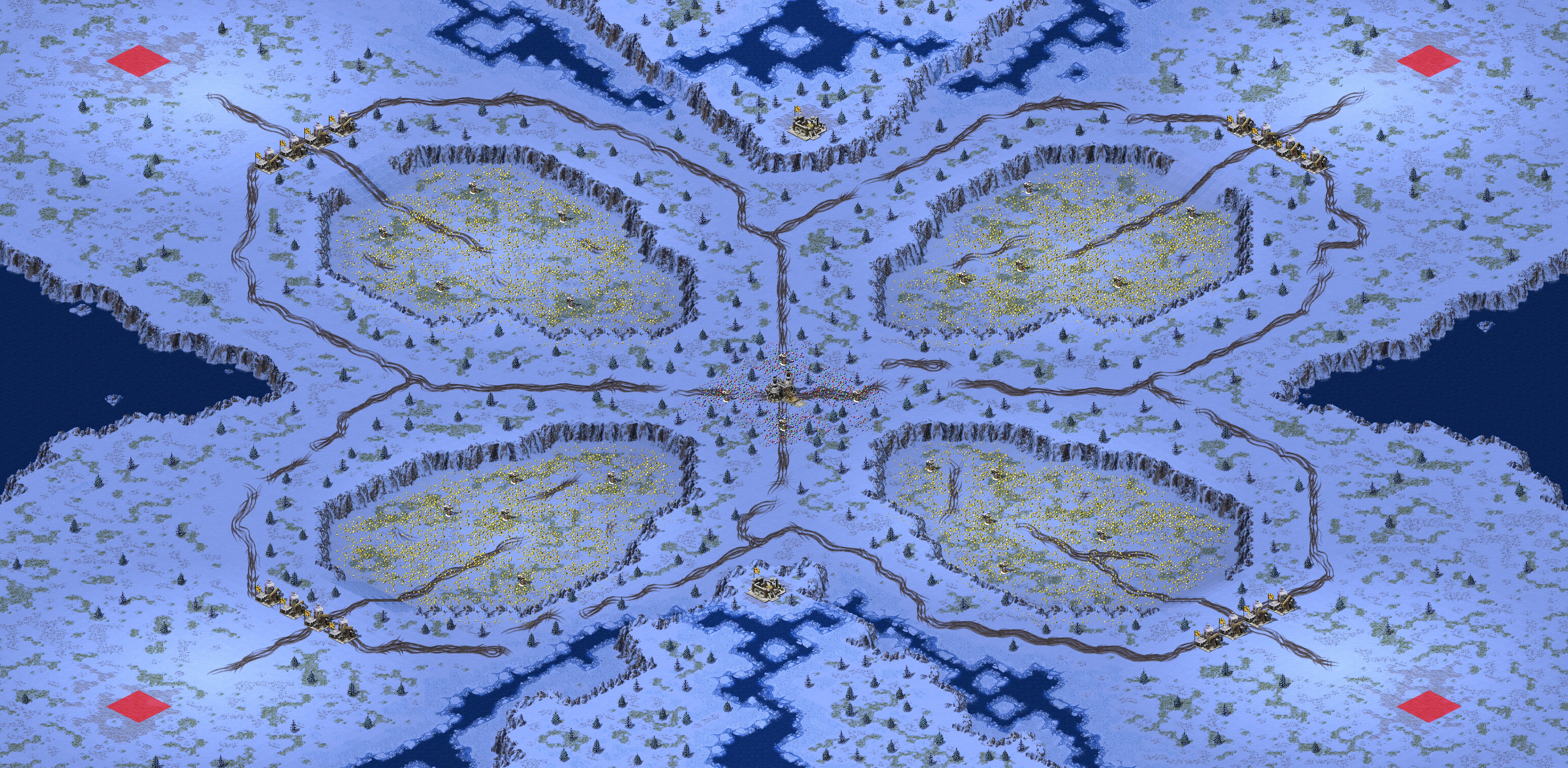 Rendered map: 冰封王座