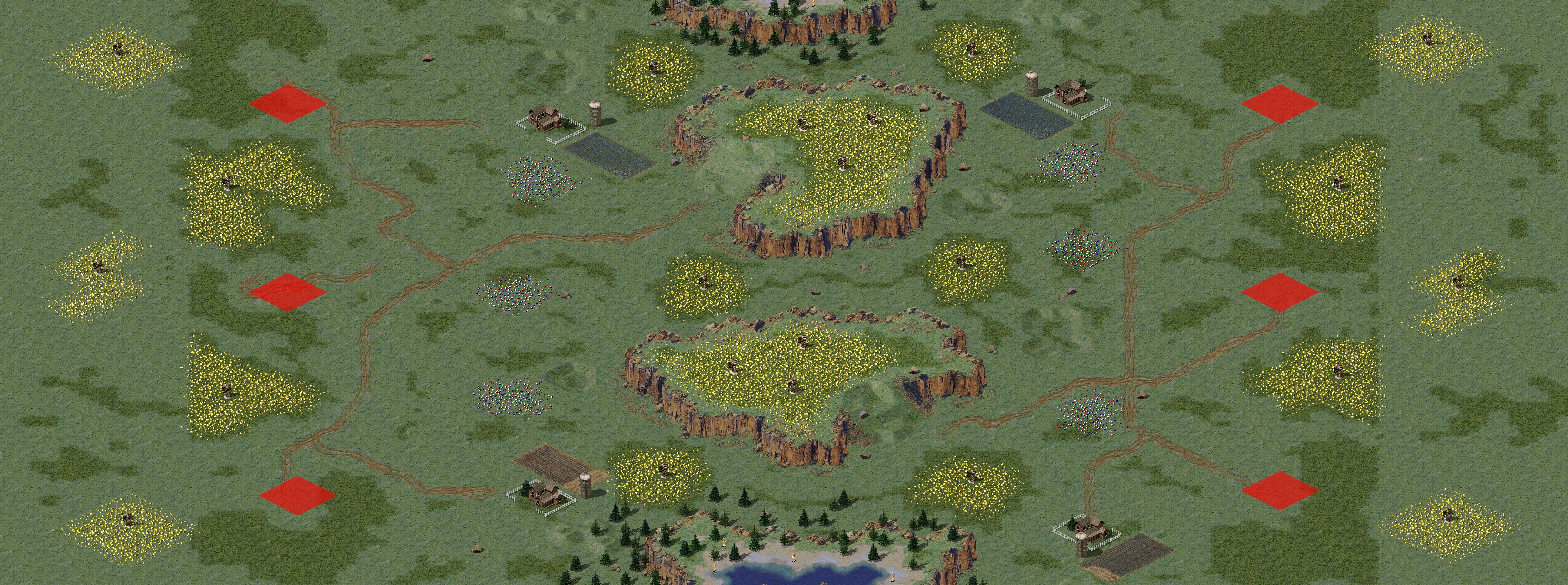Rendered map: Grassland Tour (3v3)
