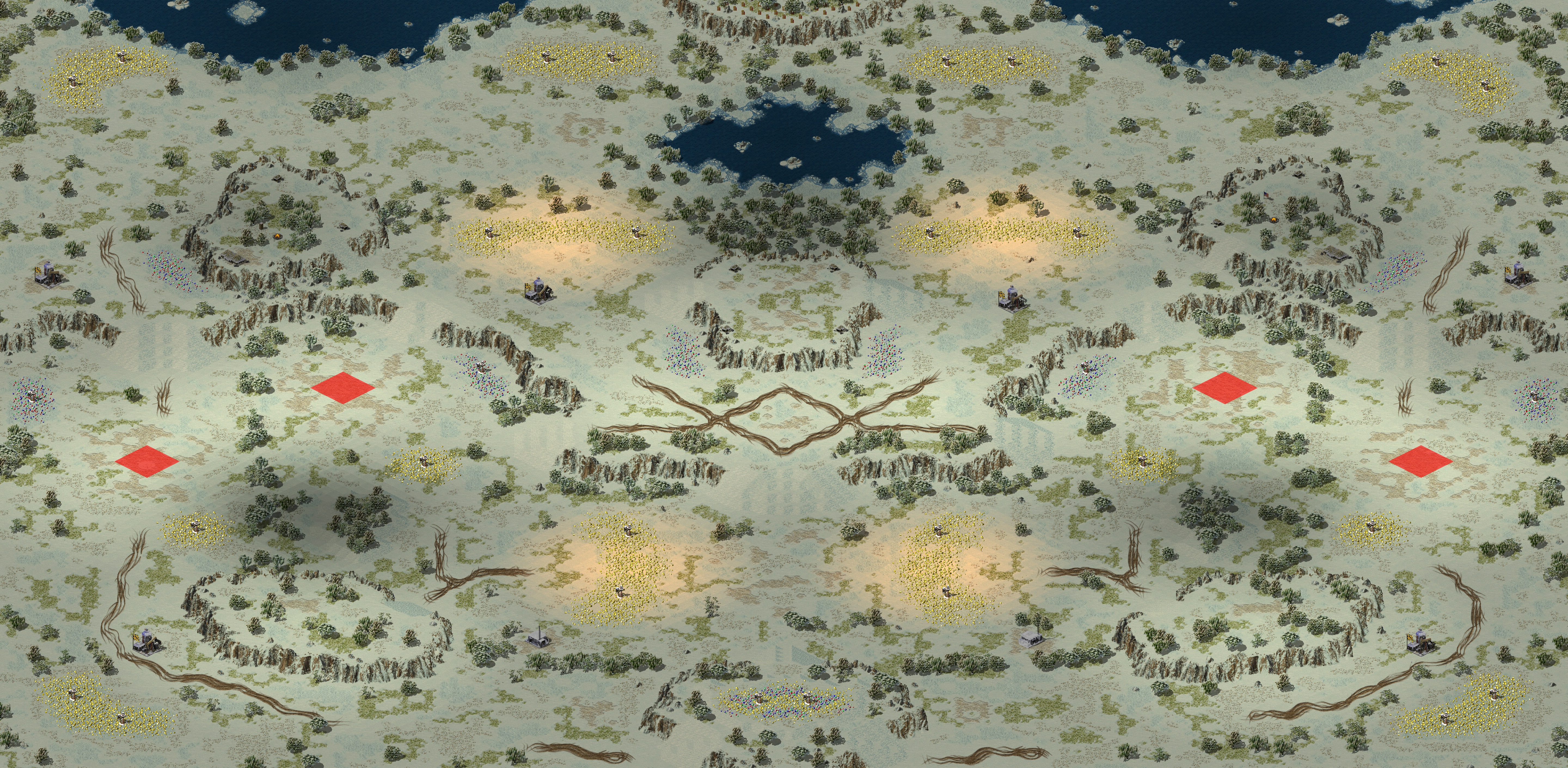 Rendered map: 比例中间人