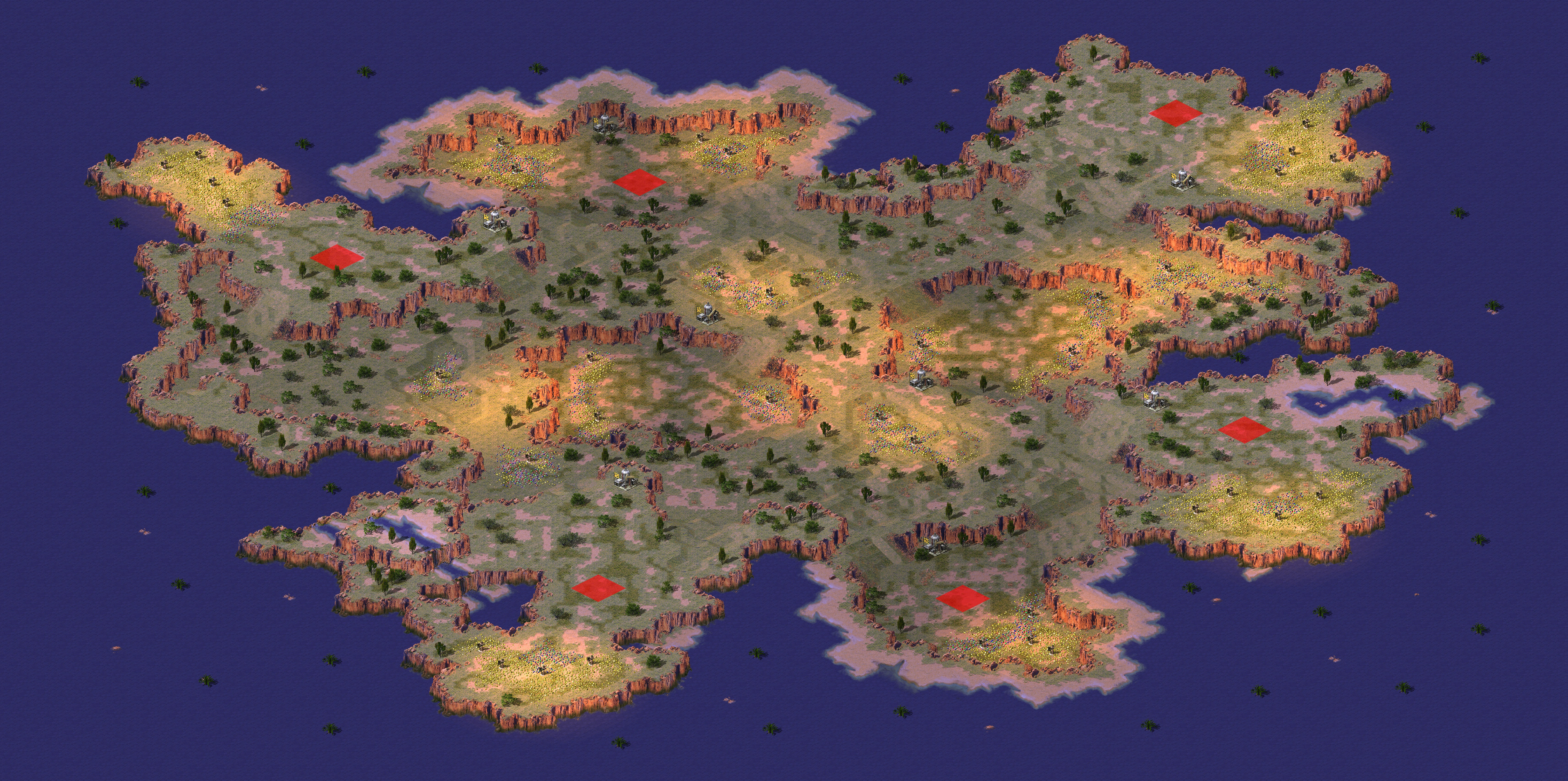 Rendered map: Abyss hole