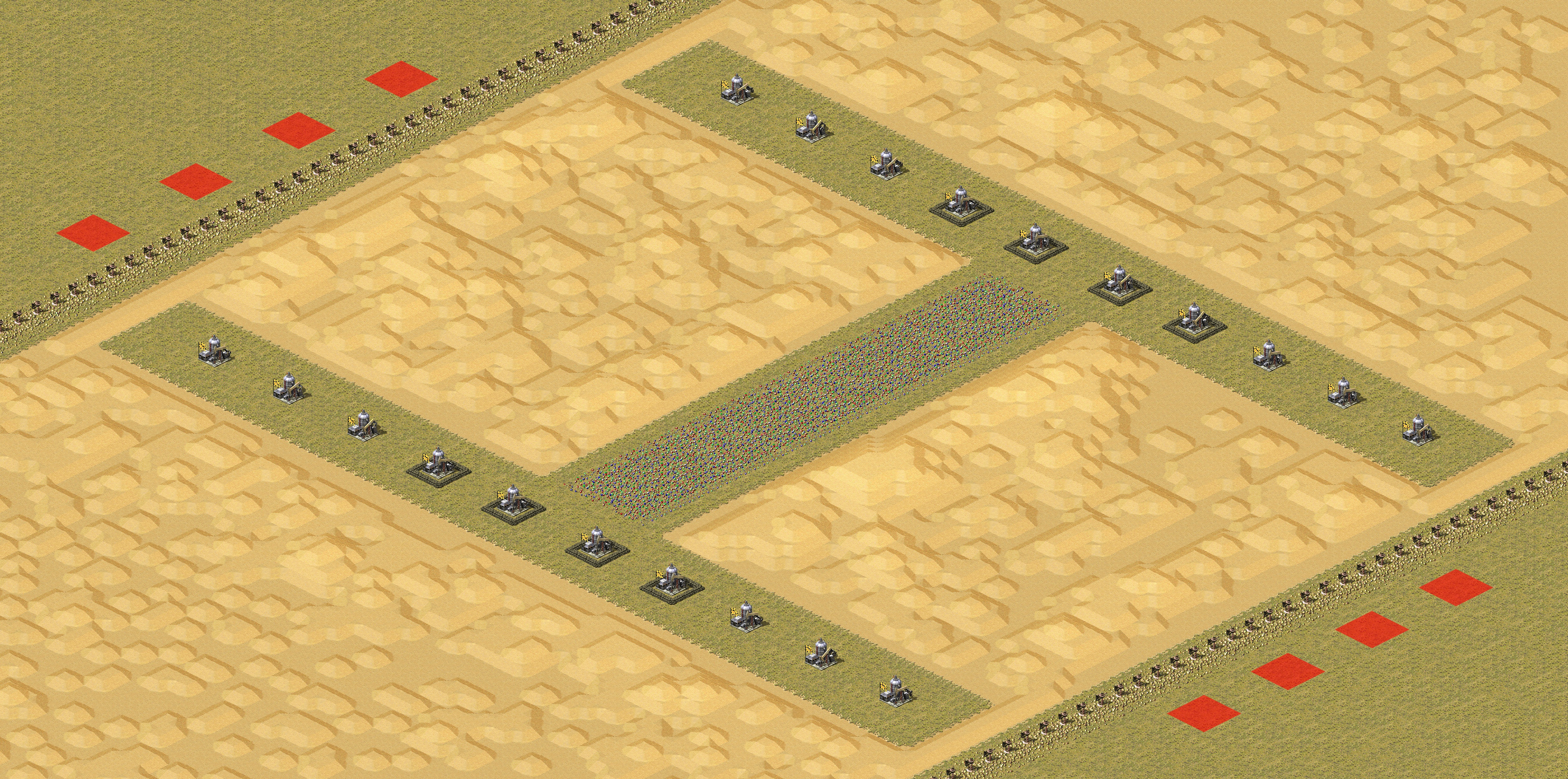 Rendered map: Sandbox 2 (4v4) Resource Battle 1