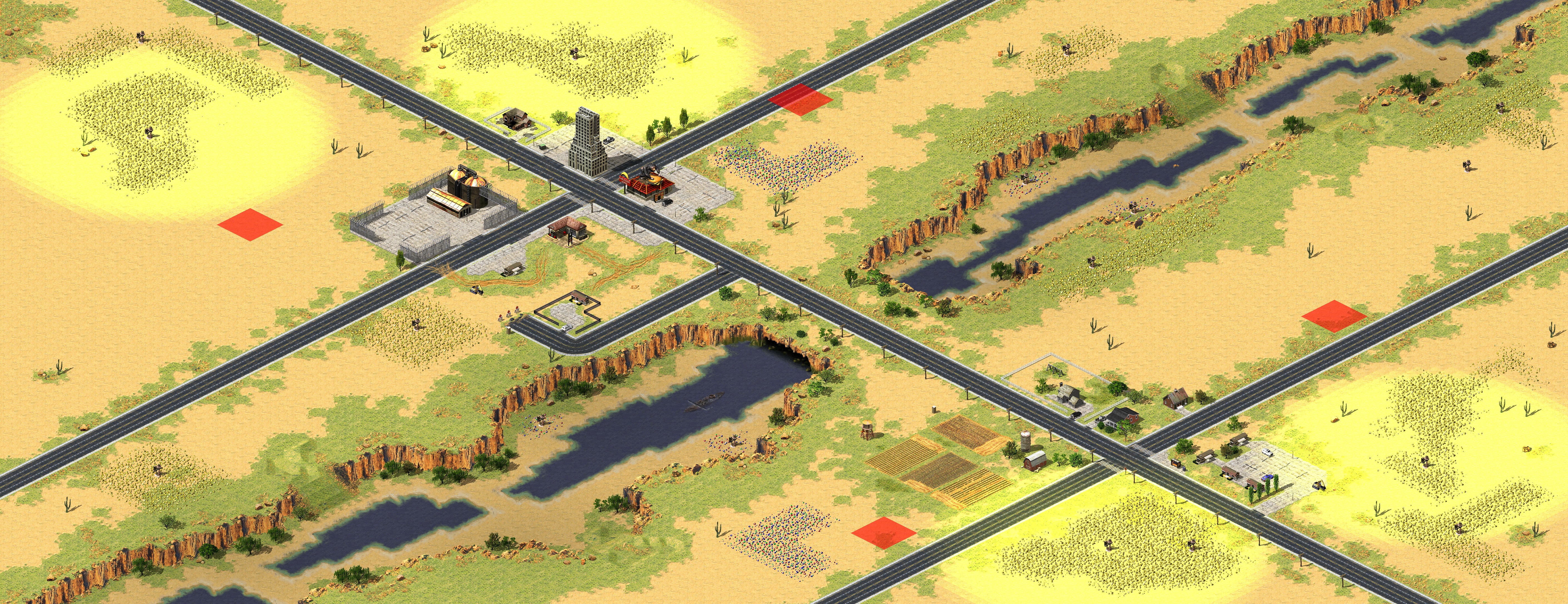 Rendered map: 乡村乐 群友赛2V2