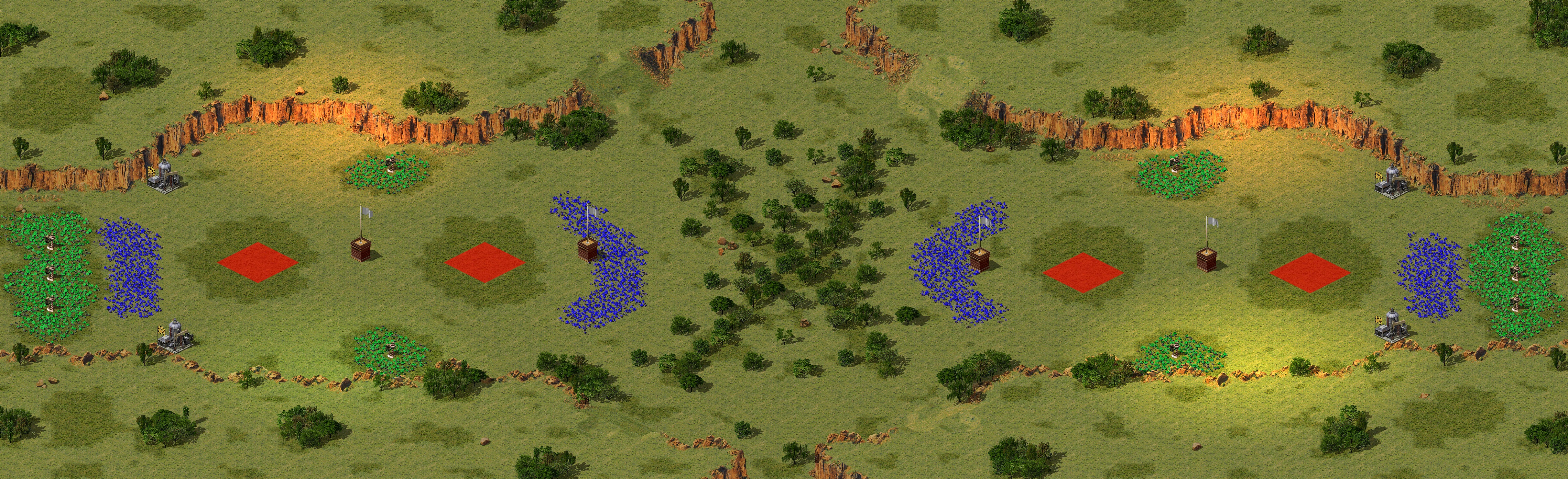 Rendered map: (4) Offense Defense